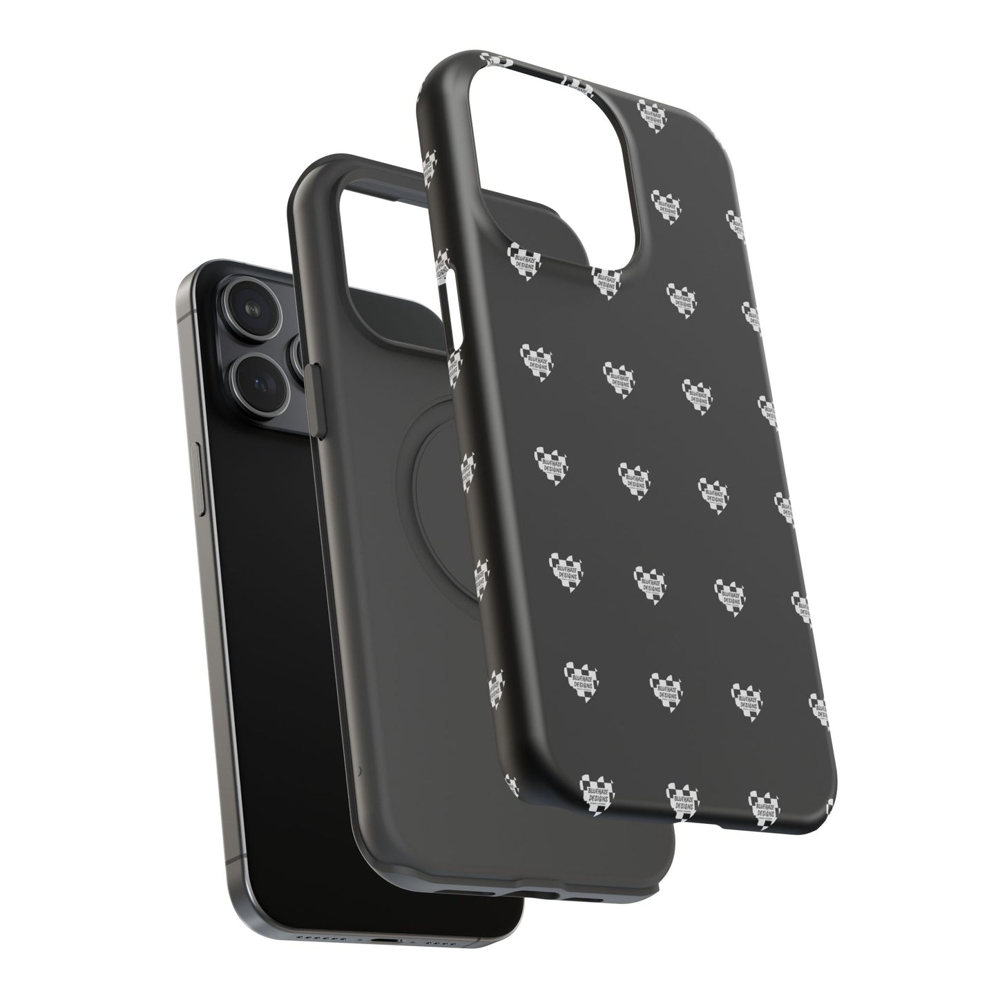 BlueHaze Designs Heart Pattern logo Phone case