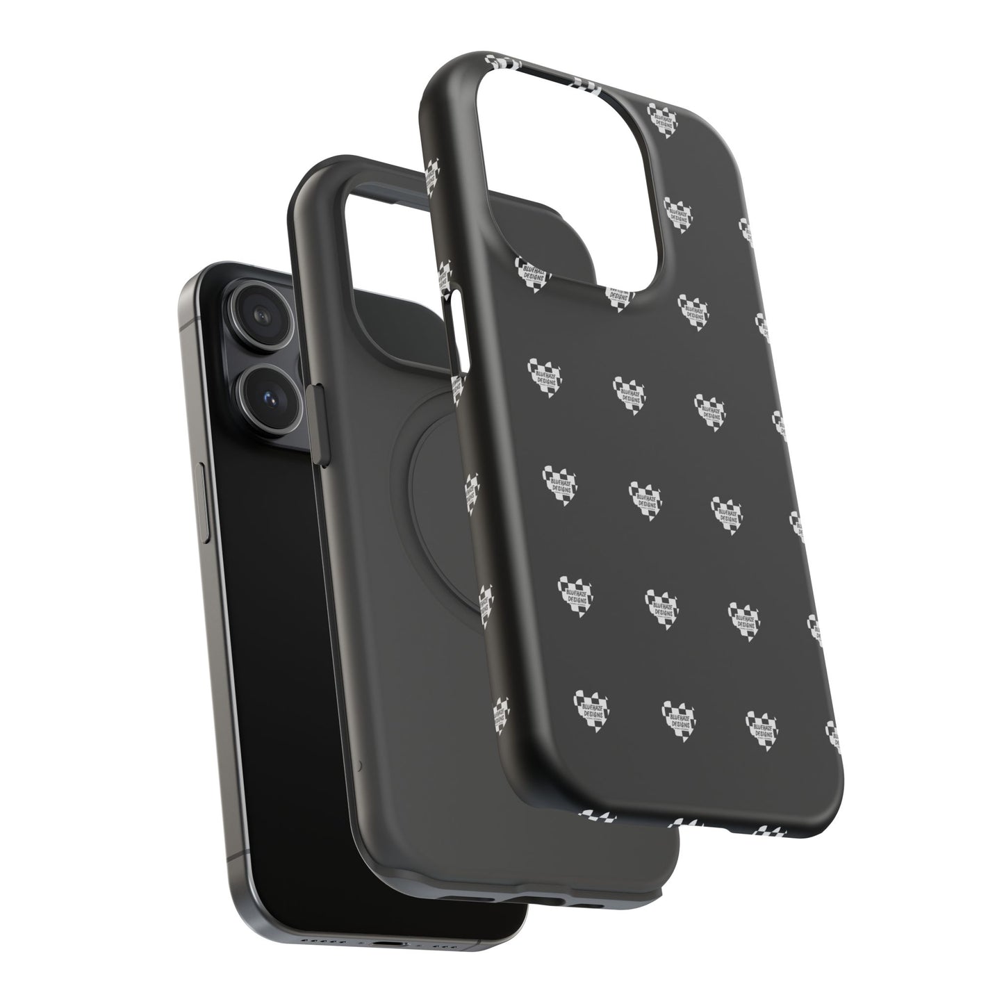 BlueHaze Designs Heart Pattern logo Phone case