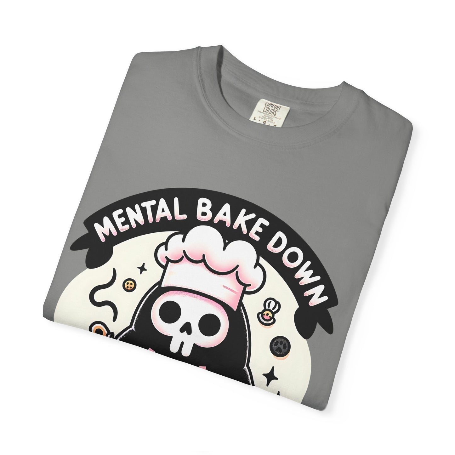Playful Skeleton Baking T-Shirt, Fun Casual Tee, Halloween Gift, Baking Lover Shirt, Unisex Clothing, Social Club Apparel