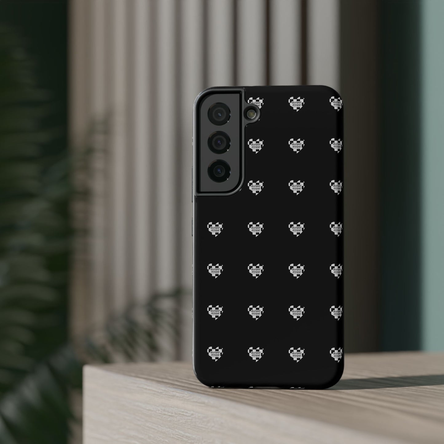 BlueHaze Designs Heart Pattern logo Phone case