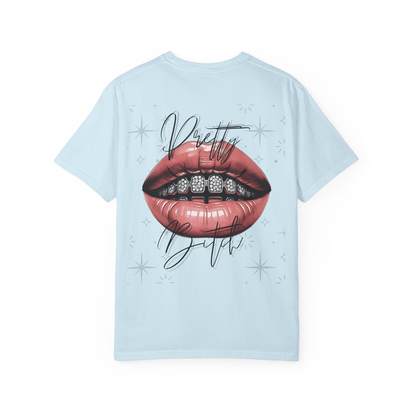 "Pretty B" Unisex Graphic Tee with Bold Lips Design, Trendy Fashion Shirt
