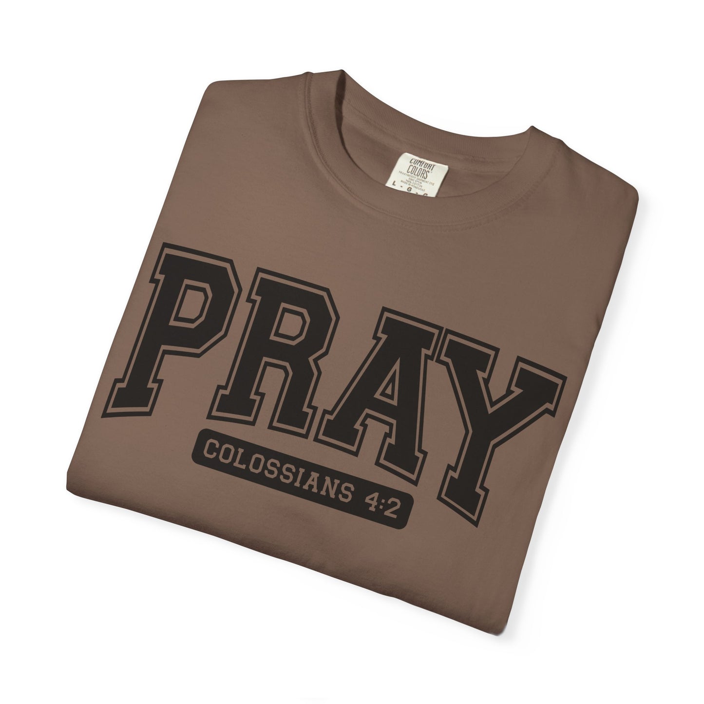 Colossians 4:2 Pray T-Shirt | Faith-Based Apparel for Everyday Wear, Christian Gifts, Casual Tees, Religious Clothing, Unisex Style