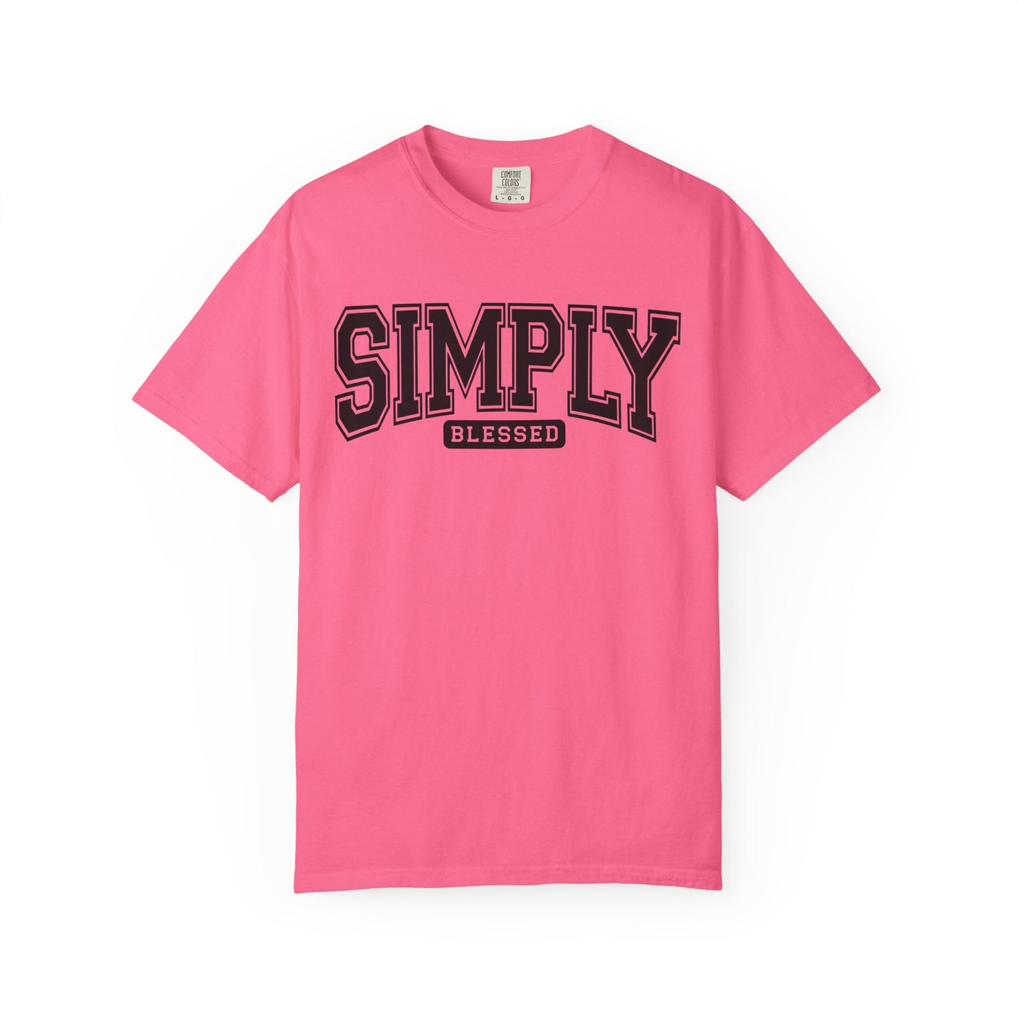 Simply Blessed Unisex T-shirt, Mindfulness Apparel, Casual Faith Shirt, Everyday Wear, Gift for Believers, Spiritual Comfort
