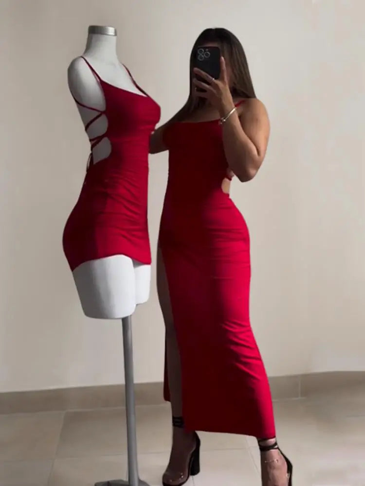 halter strap Spice dress