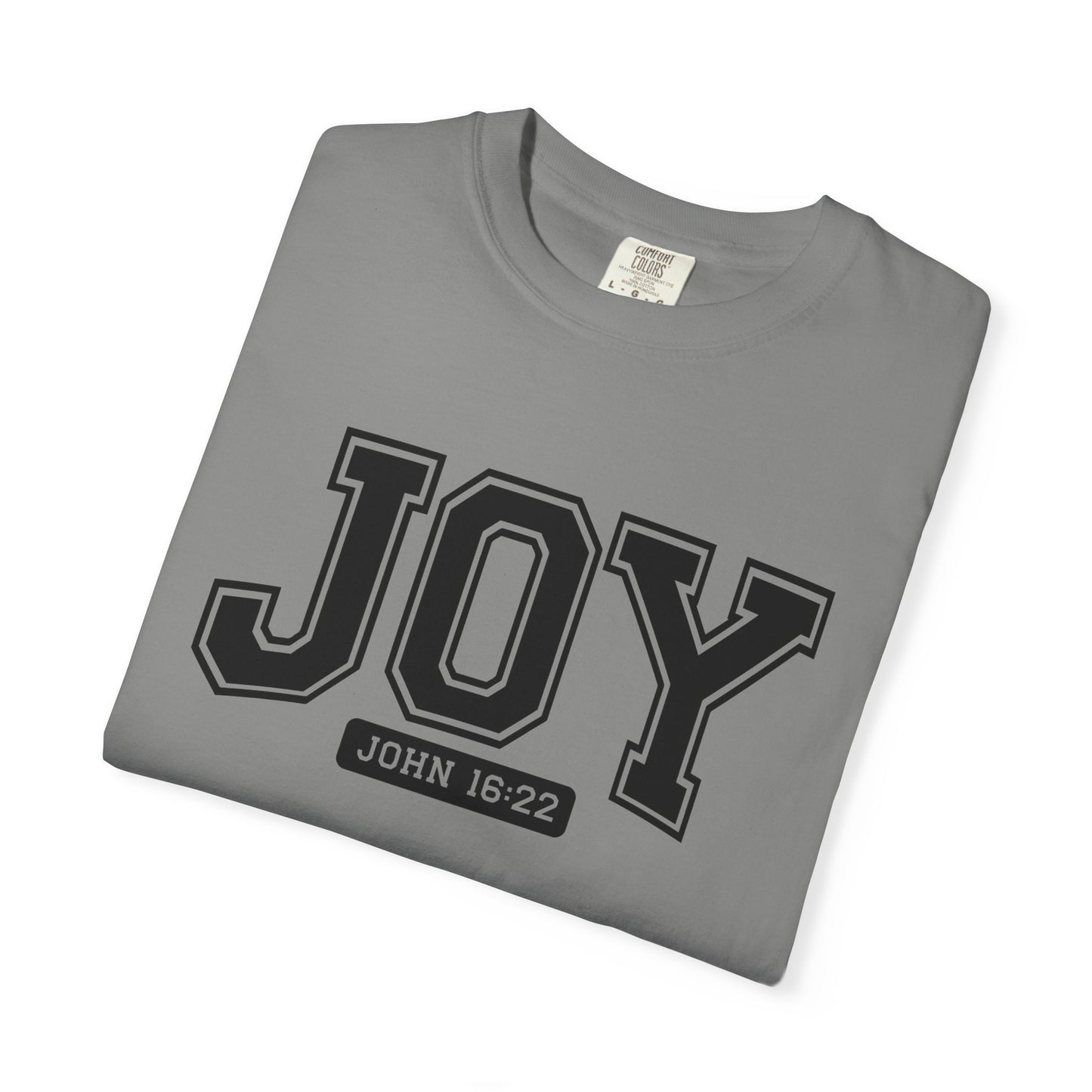 Unisex Joy T-Shirt, Christian Gift, Inspirational Tee, Scripture Apparel, Casual Outfit, Faith-Based Clothing