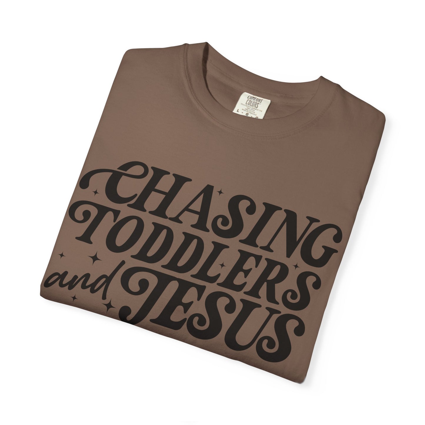 Chasing Toddlers and Jesus Unisex T-shirt, Family Reunion Shirt, Christian Apparel, Toddler Chaser Tee, Faith-Based