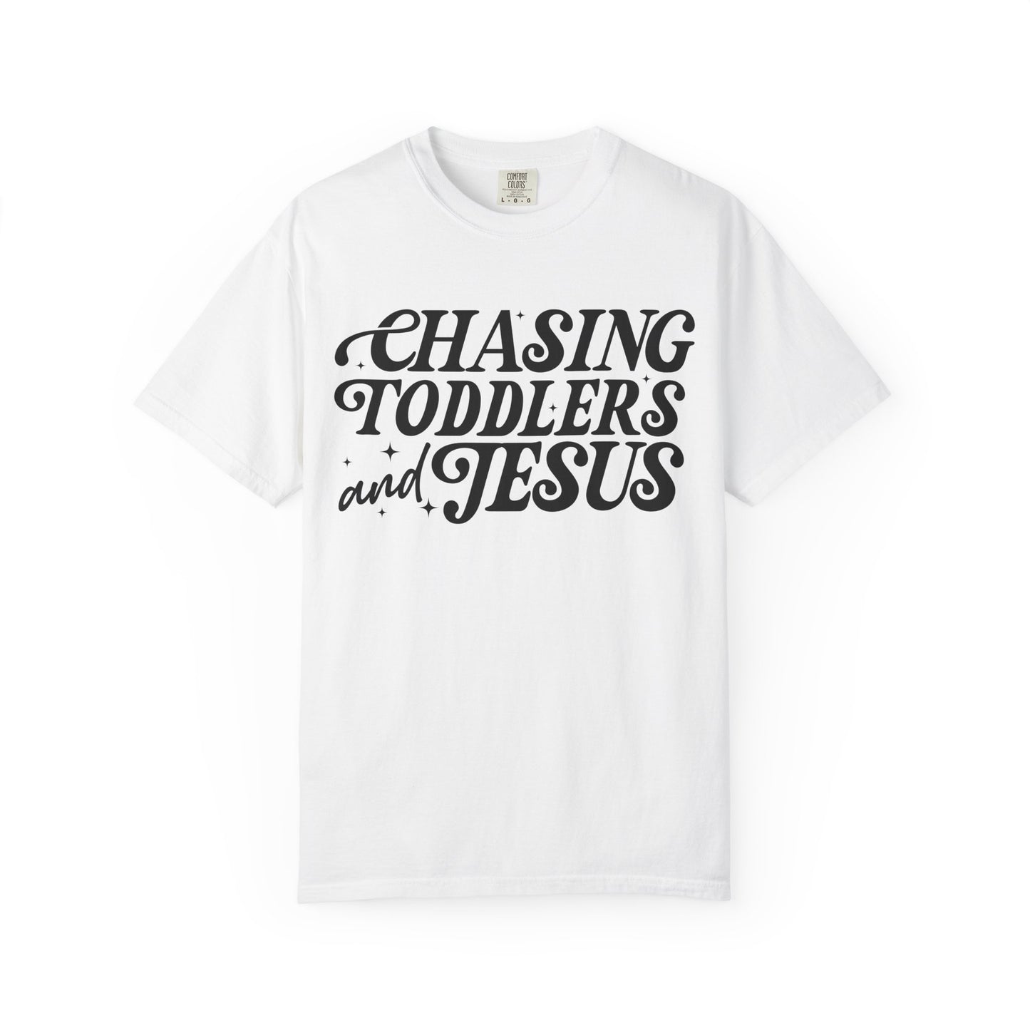 Chasing Toddlers and Jesus Unisex T-shirt, Family Reunion Shirt, Christian Apparel, Toddler Chaser Tee, Faith-Based