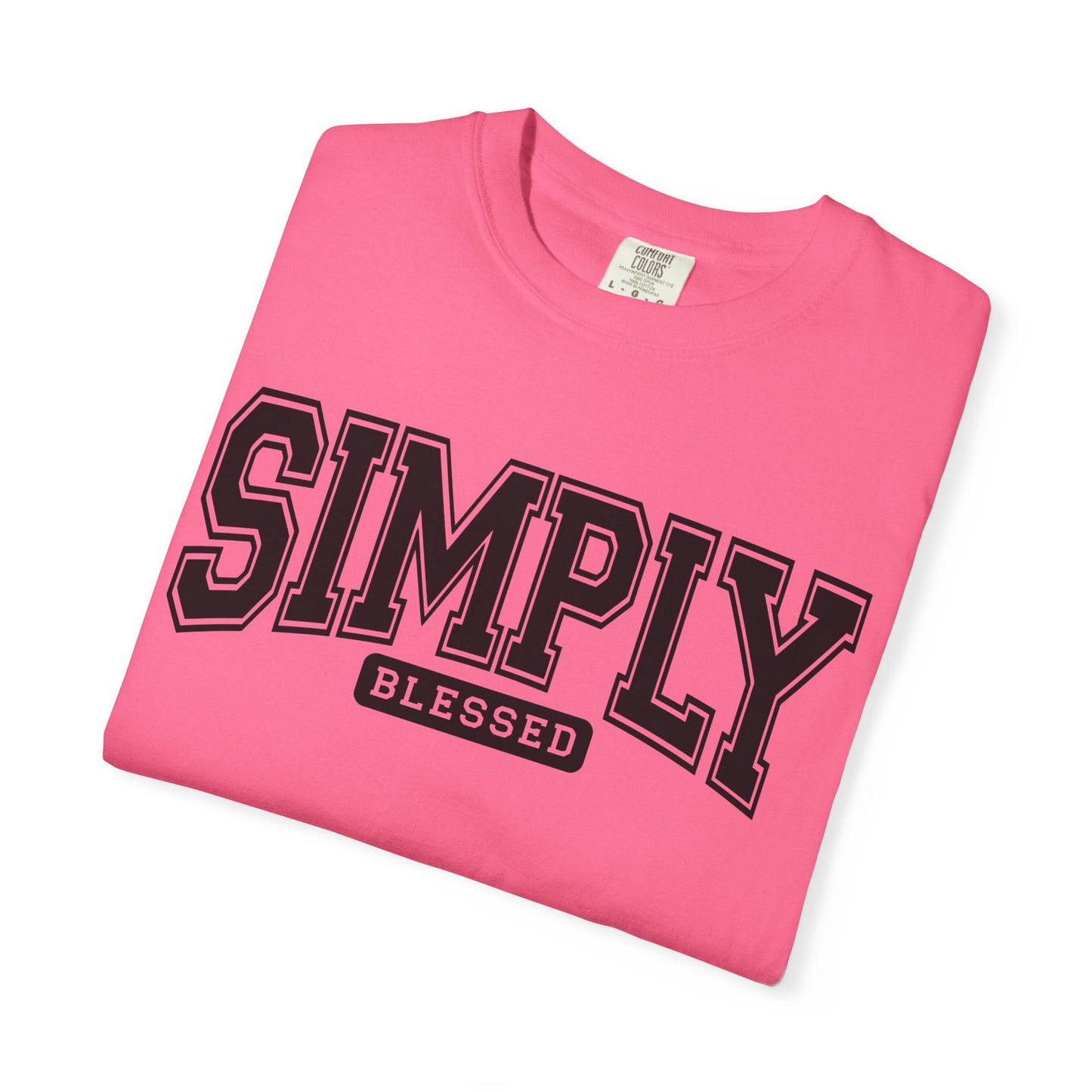 Simply Blessed Unisex T-shirt, Mindfulness Apparel, Casual Faith Shirt, Everyday Wear, Gift for Believers, Spiritual Comfort