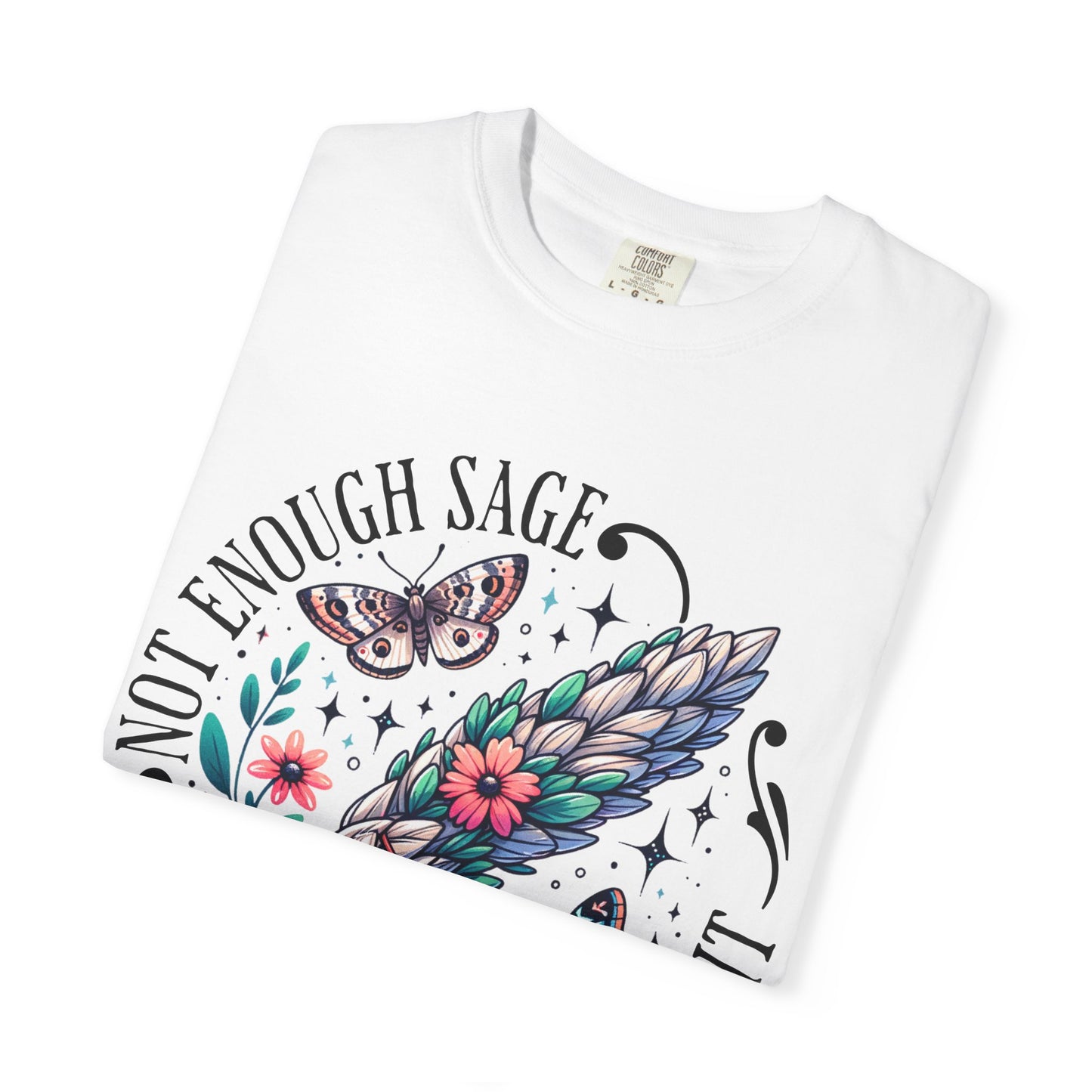 Bohemian Sage T-Shirt, Cute Witchy Tee, Gifts for Nature Lovers, Plant Mother Shirt, Butterfly Graphic Tee, Casual Everyday Wear