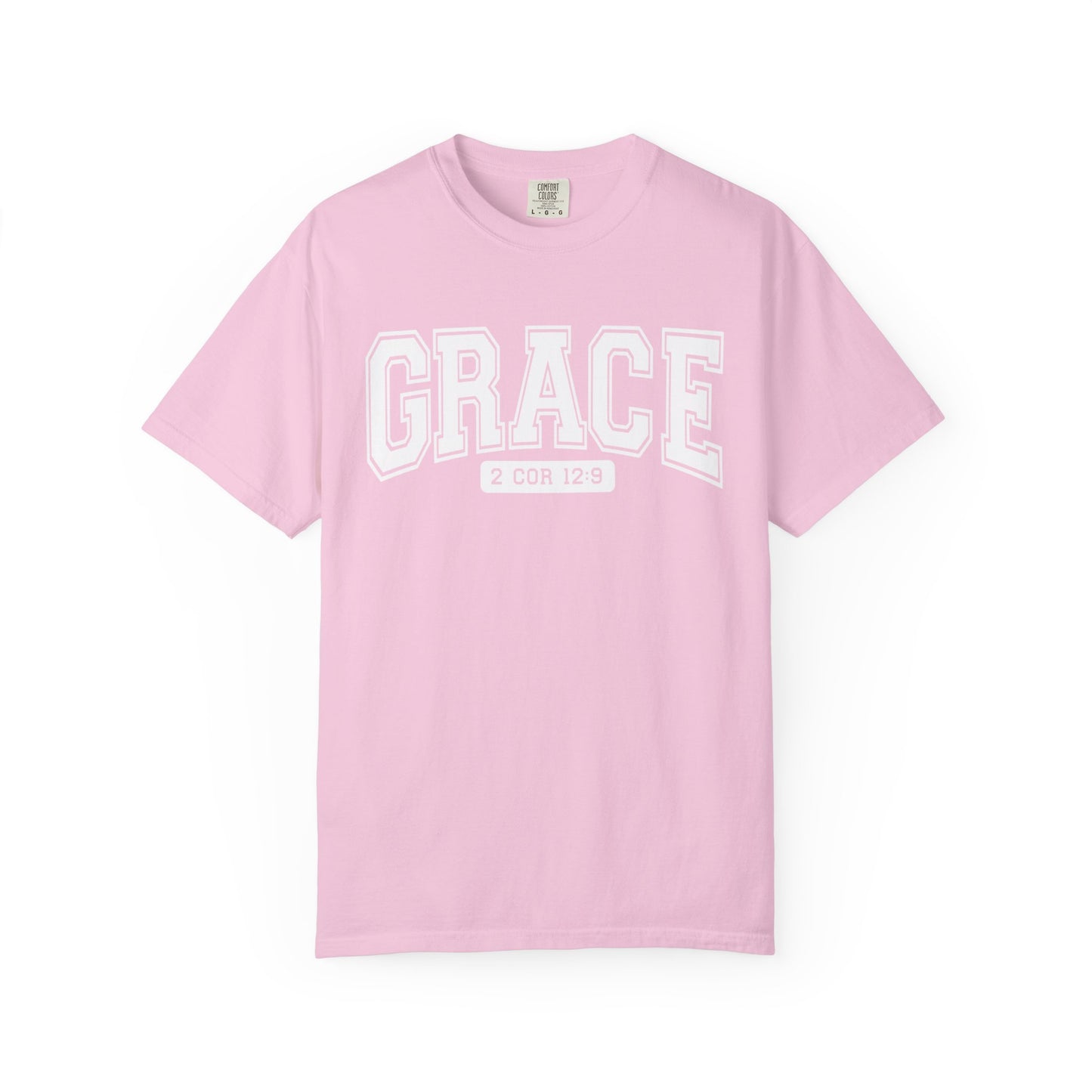 Unisex Garment-Dyed T-shirt with Grace Design, Inspirational Apparel, Faith-Based Gift, Casual Everyday Wear, Versatile Christian Tee