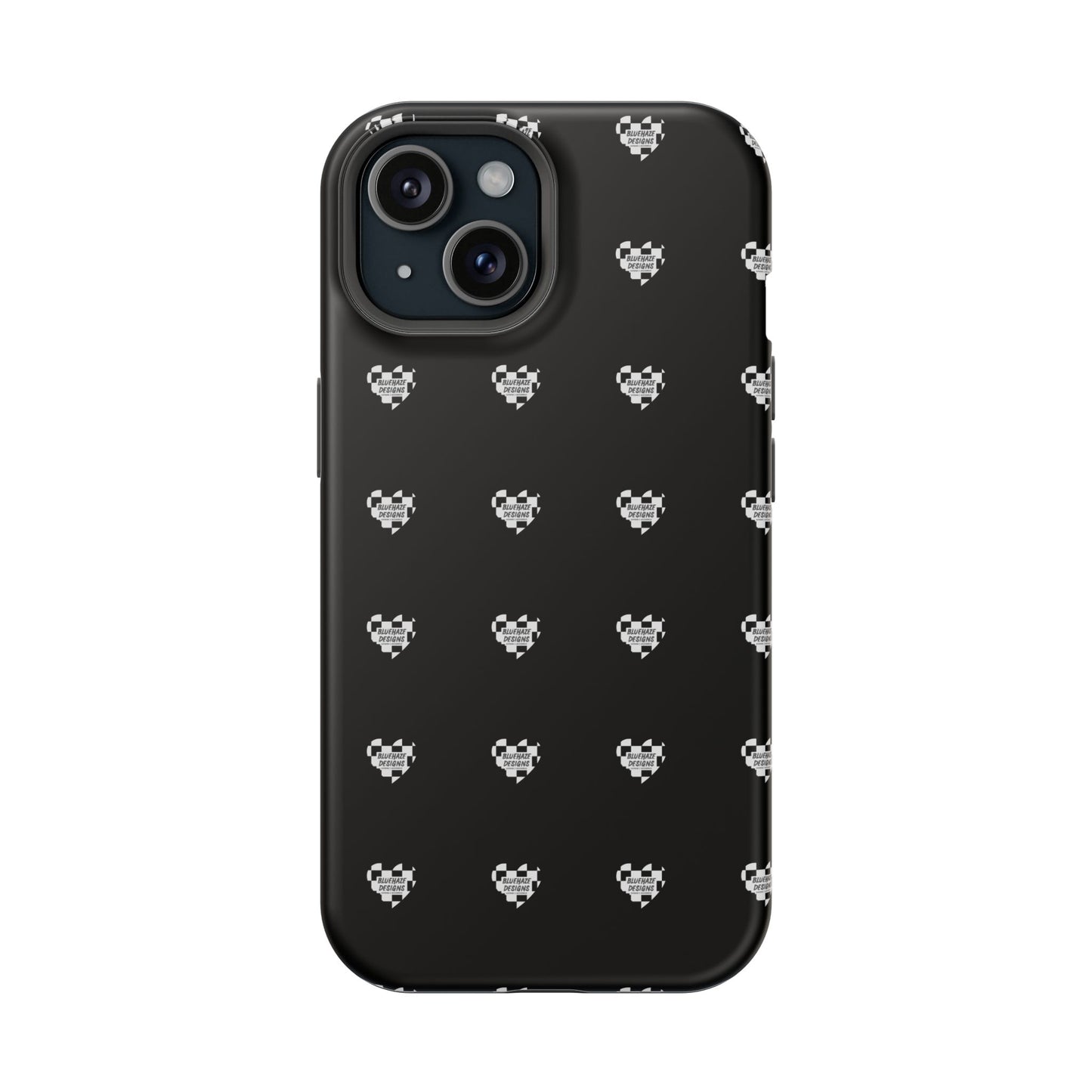 BlueHaze Designs Heart Pattern logo Phone case