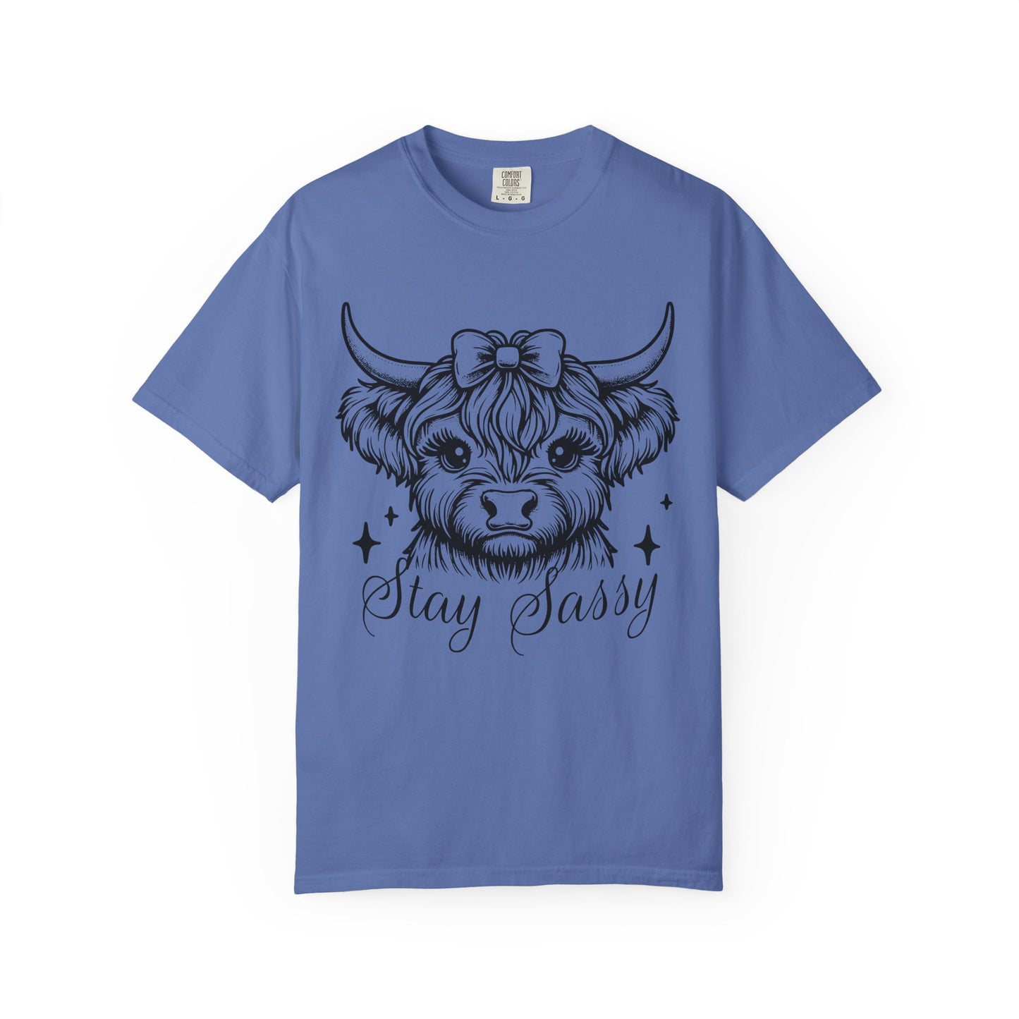 Sassy Cow Graphic Tee, Cute Animal Shirt, Unisex Cotton T-shirt, Gift for Animal Lovers, Casual Wear
