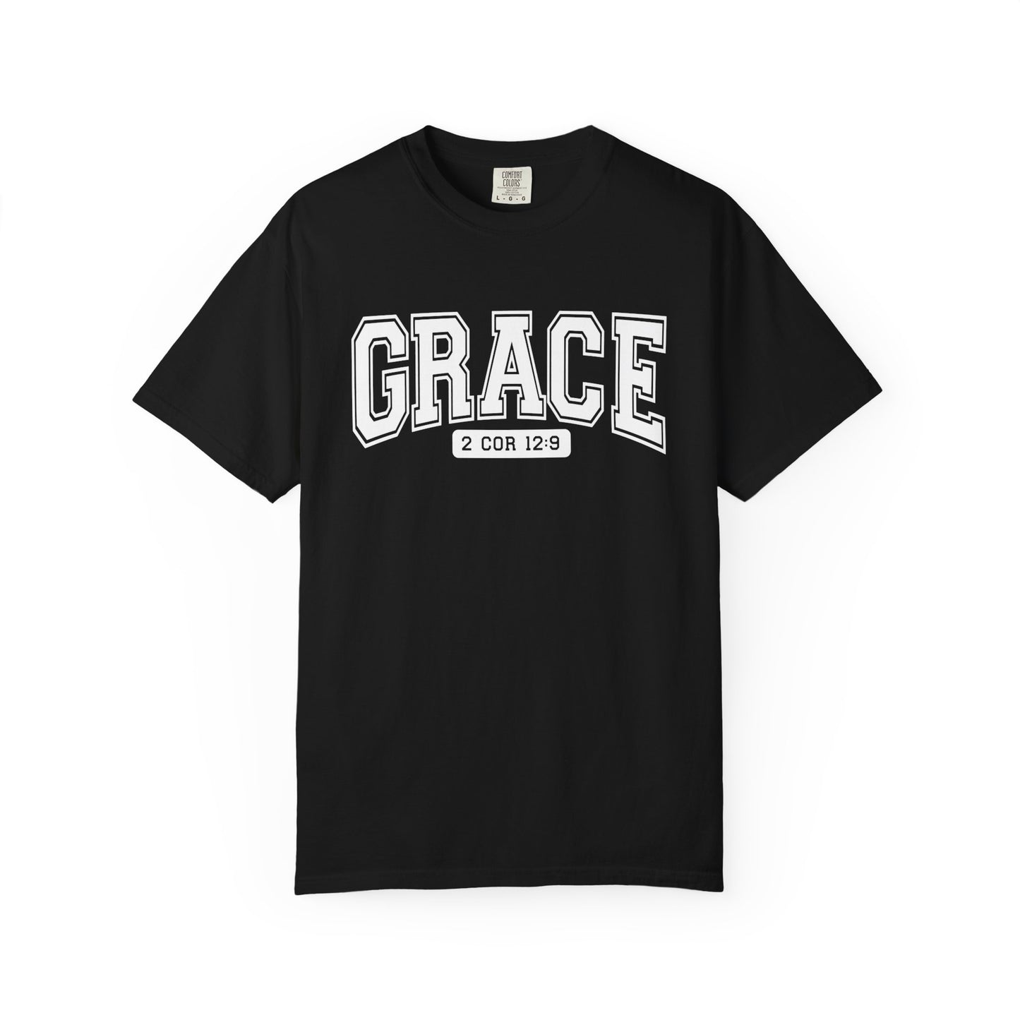 Unisex Garment-Dyed T-shirt with Grace Design, Inspirational Apparel, Faith-Based Gift, Casual Everyday Wear, Versatile Christian Tee