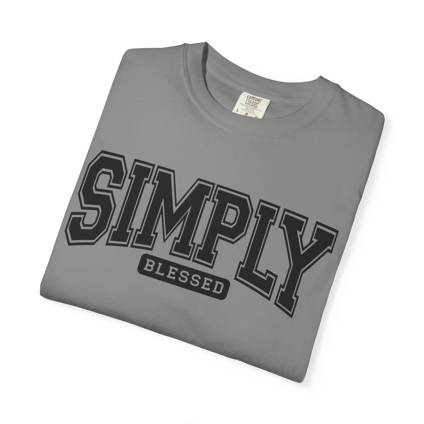 Simply Blessed Unisex T-shirt, Mindfulness Apparel, Casual Faith Shirt, Everyday Wear, Gift for Believers, Spiritual Comfort