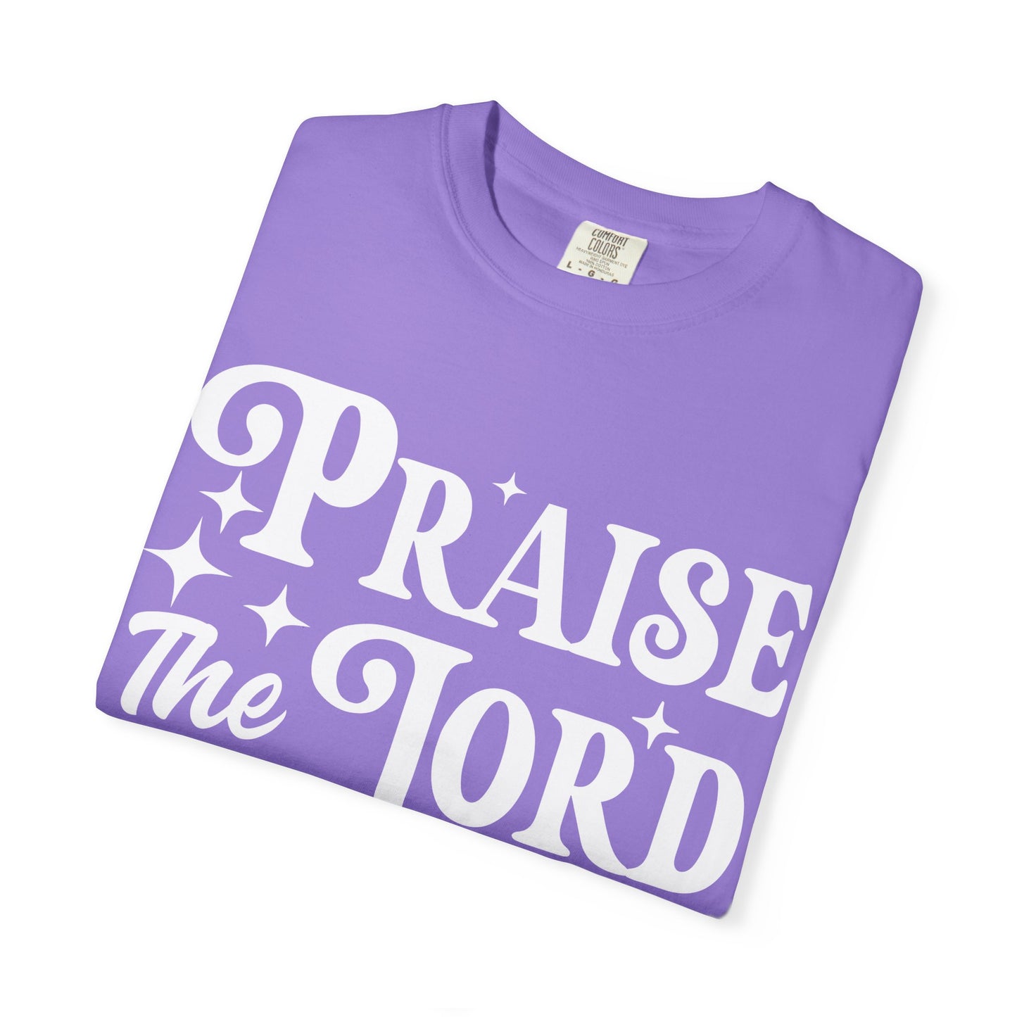 Praise the Lord Unisex Tee - Comfortable Garment-Dyed T-shirt, Faith-Based Apparel, Church Outfits, Christian Gifts, Inspirational Wear