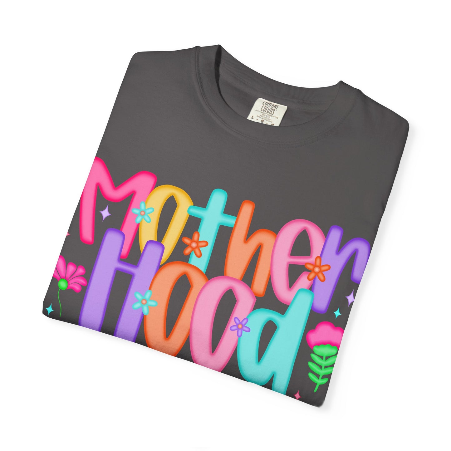 Motherhood Vibes Garment-Dyed T-Shirt | Creative Design for Moms
