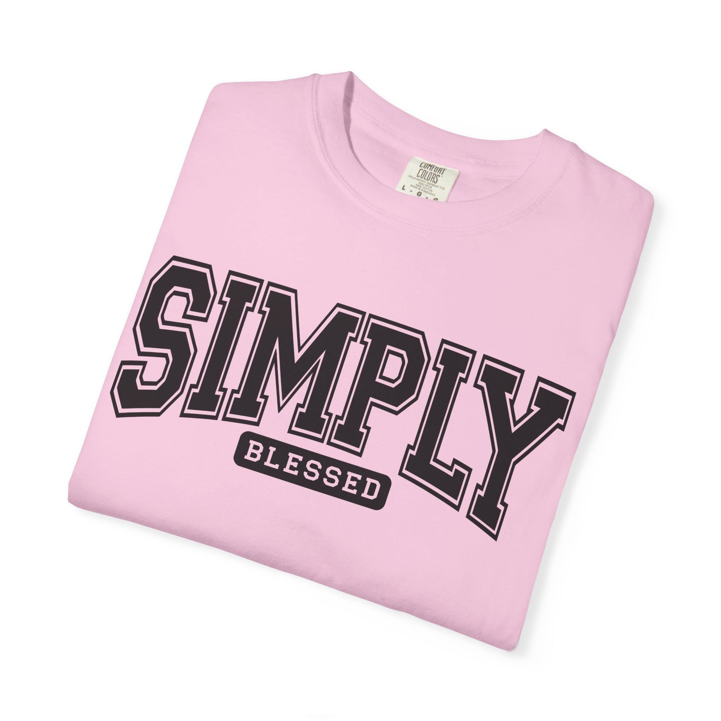Simply Blessed Unisex T-shirt, Mindfulness Apparel, Casual Faith Shirt, Everyday Wear, Gift for Believers, Spiritual Comfort