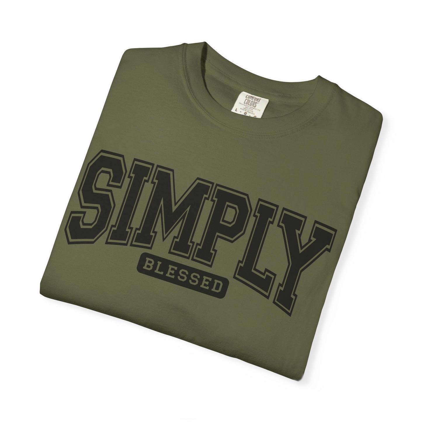 Simply Blessed Unisex T-shirt, Mindfulness Apparel, Casual Faith Shirt, Everyday Wear, Gift for Believers, Spiritual Comfort