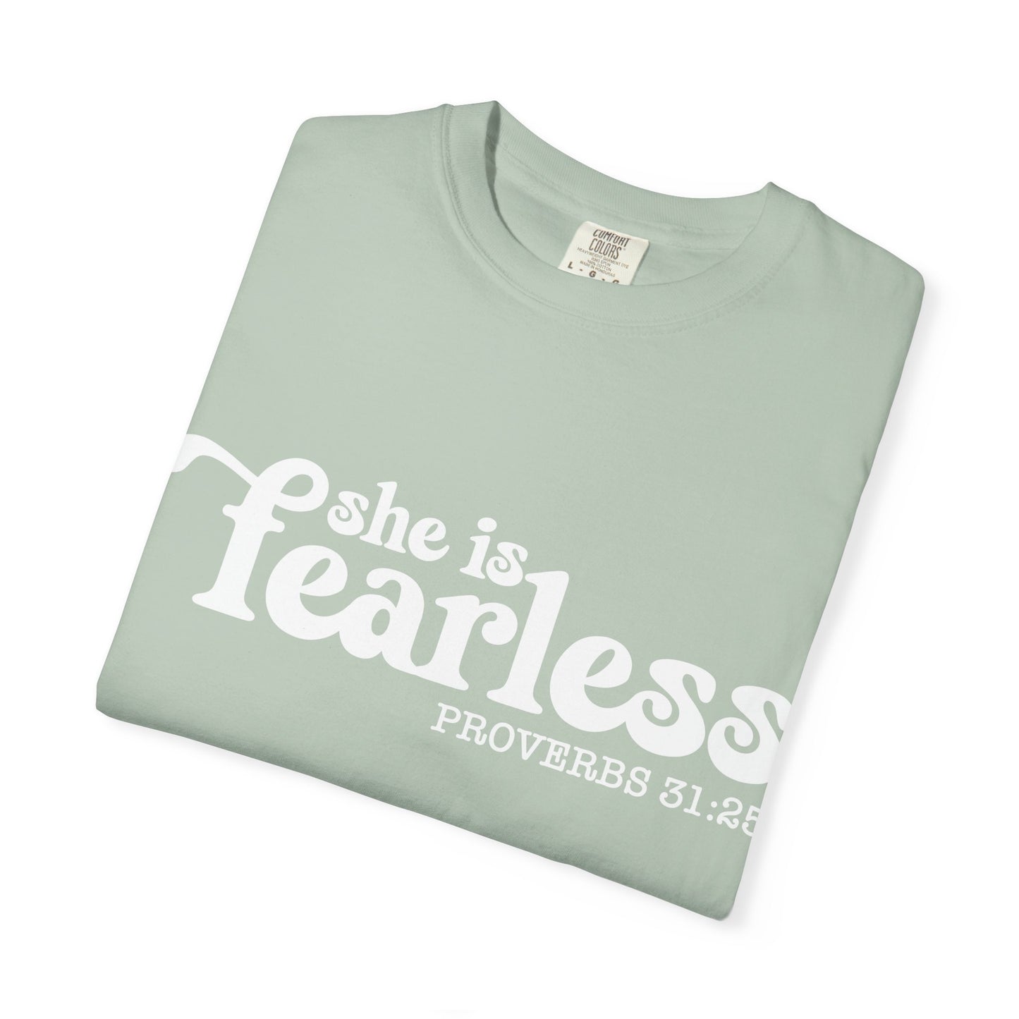 Fearless T-Shirt, Inspirational Tee, Christian Gift, Proverbs 31:25 Shirt, Casual Wear, Motivational Apparel