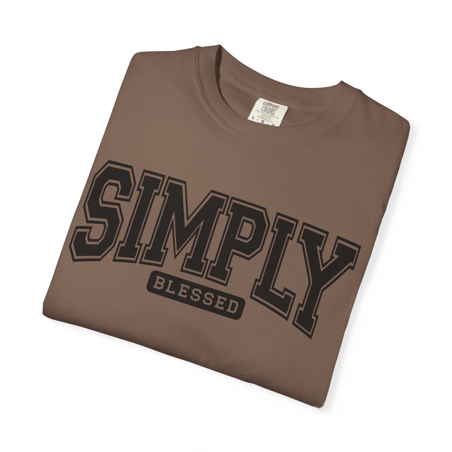 Simply Blessed Unisex T-shirt, Mindfulness Apparel, Casual Faith Shirt, Everyday Wear, Gift for Believers, Spiritual Comfort
