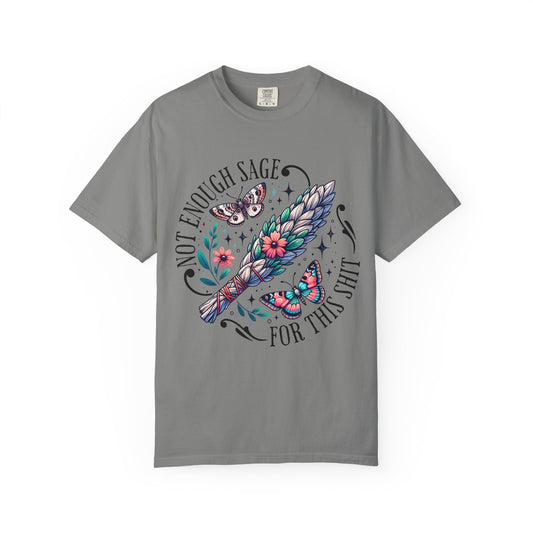 Bohemian Sage T-Shirt, Cute Witchy Tee, Gifts for Nature Lovers, Plant Mother Shirt, Butterfly Graphic Tee, Casual Everyday Wear