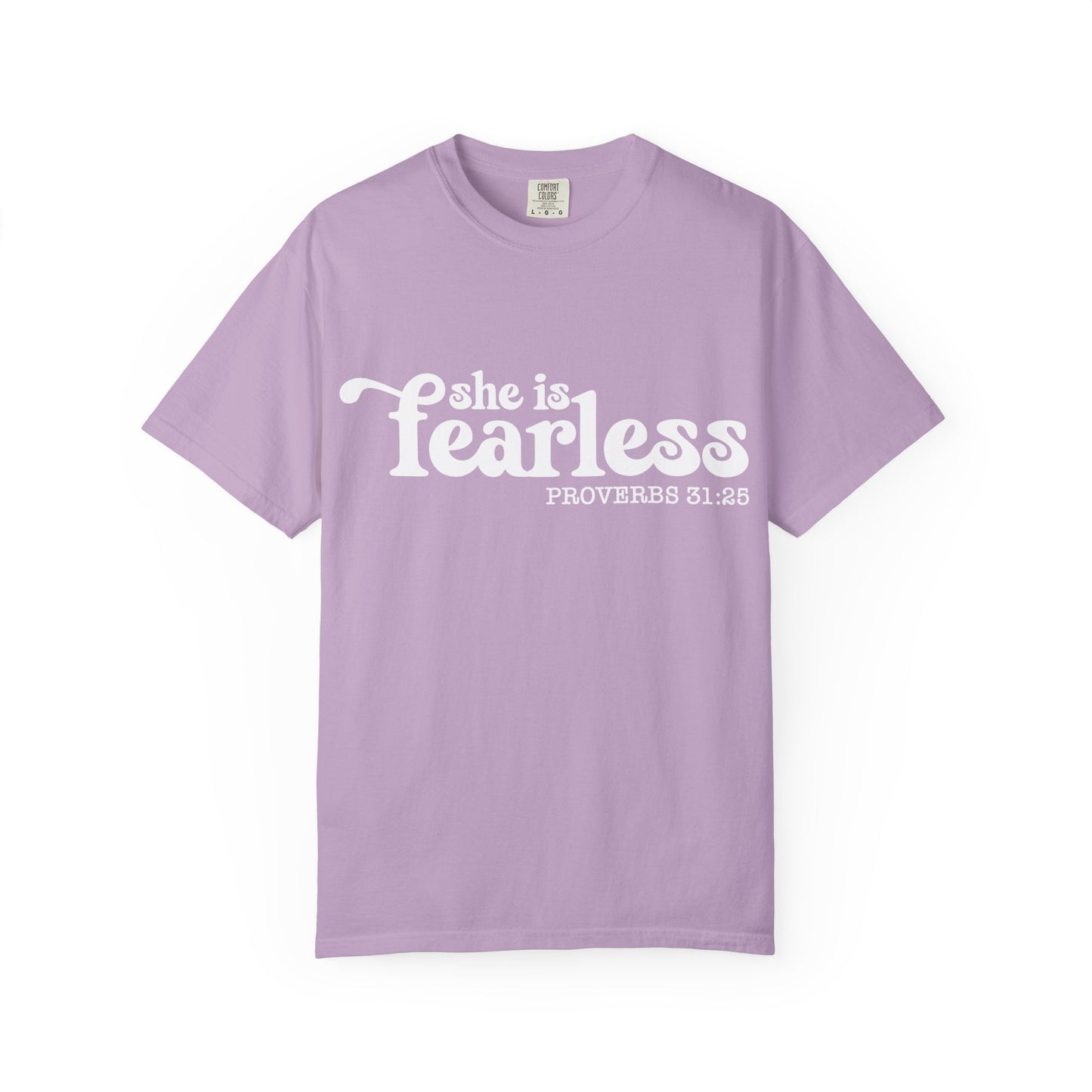 Fearless T-Shirt, Inspirational Tee, Christian Gift, Proverbs 31:25 Shirt, Casual Wear, Motivational Apparel