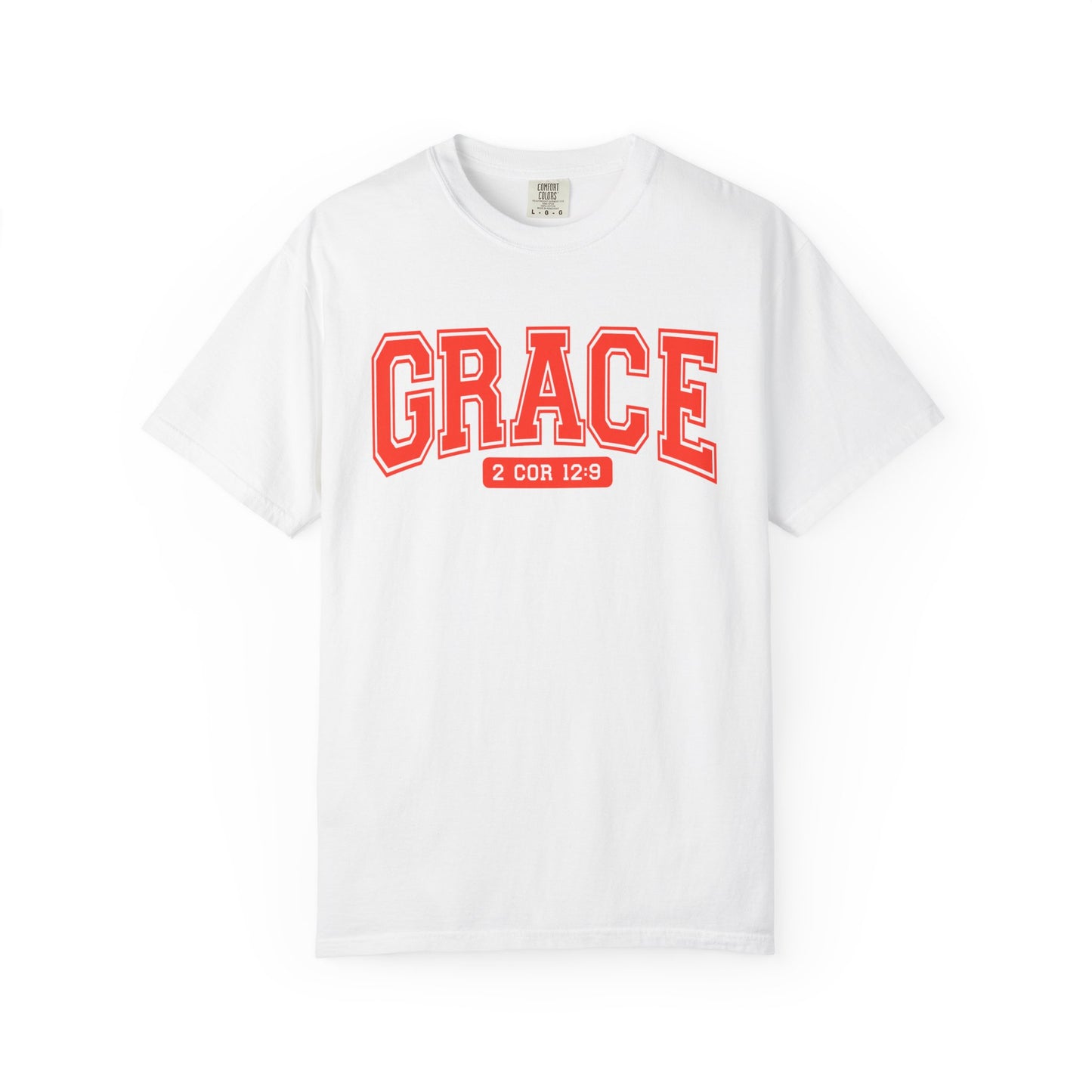 Unisex Garment-Dyed T-shirt with Grace Design, Inspirational Apparel, Faith-Based Gift, Casual Everyday Wear, Versatile Christian Tee
