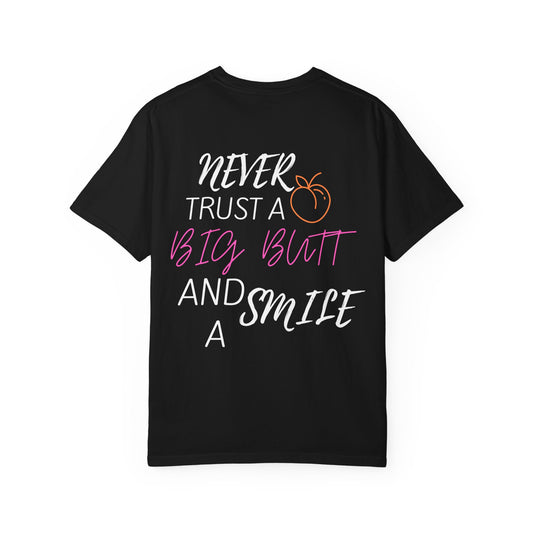 Playful Peach T-Shirt: Funny Quote, Unisex Tee