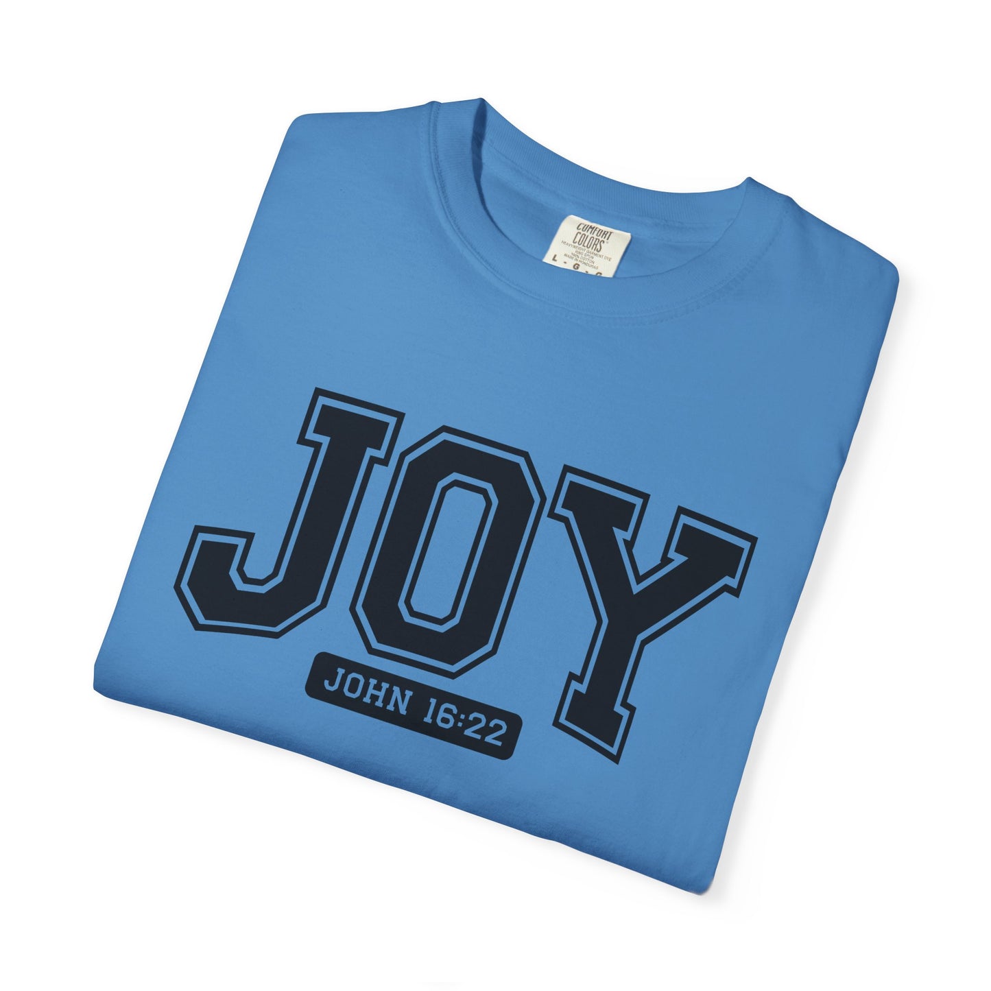 Unisex Joy T-Shirt, Christian Gift, Inspirational Tee, Scripture Apparel, Casual Outfit, Faith-Based Clothing