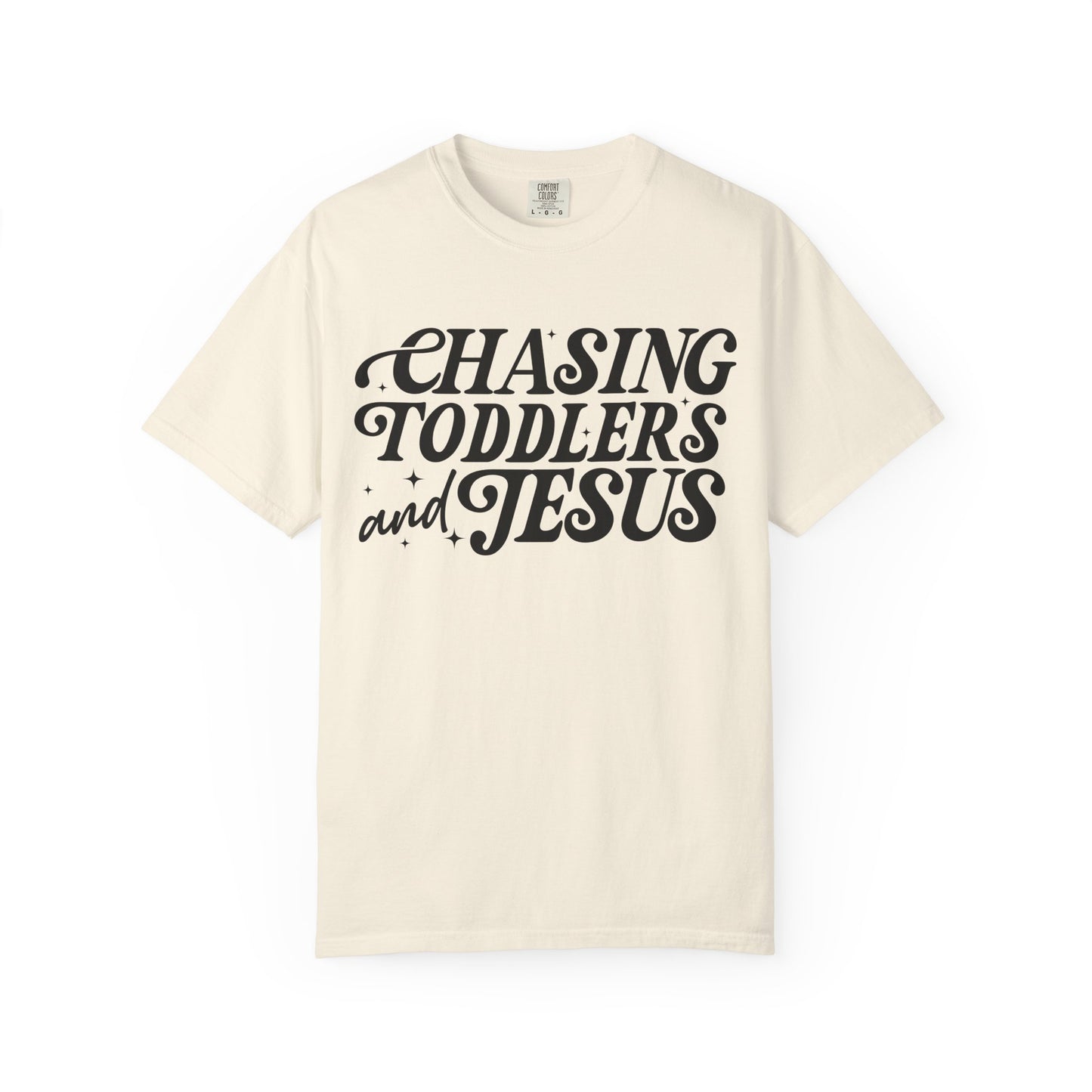 Chasing Toddlers and Jesus Unisex T-shirt, Family Reunion Shirt, Christian Apparel, Toddler Chaser Tee, Faith-Based