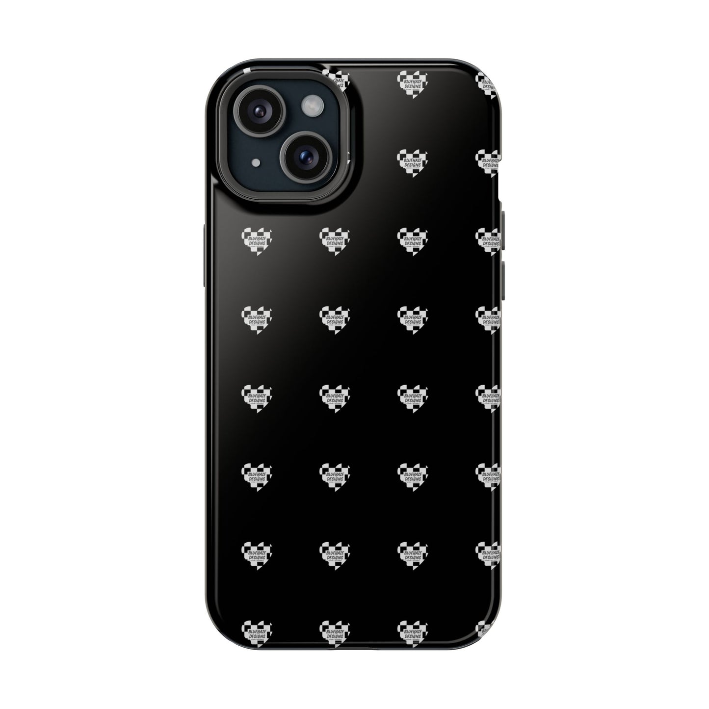 BlueHaze Designs Heart Pattern logo Phone case