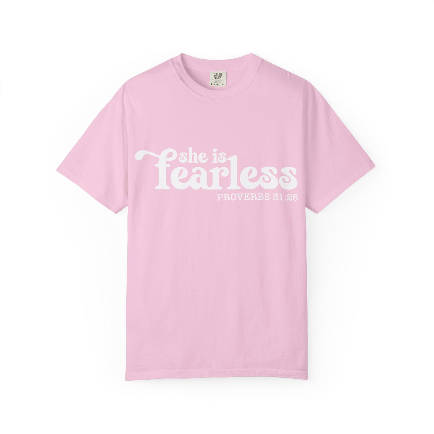 Fearless T-Shirt, Inspirational Tee, Christian Gift, Proverbs 31:25 Shirt, Casual Wear, Motivational Apparel