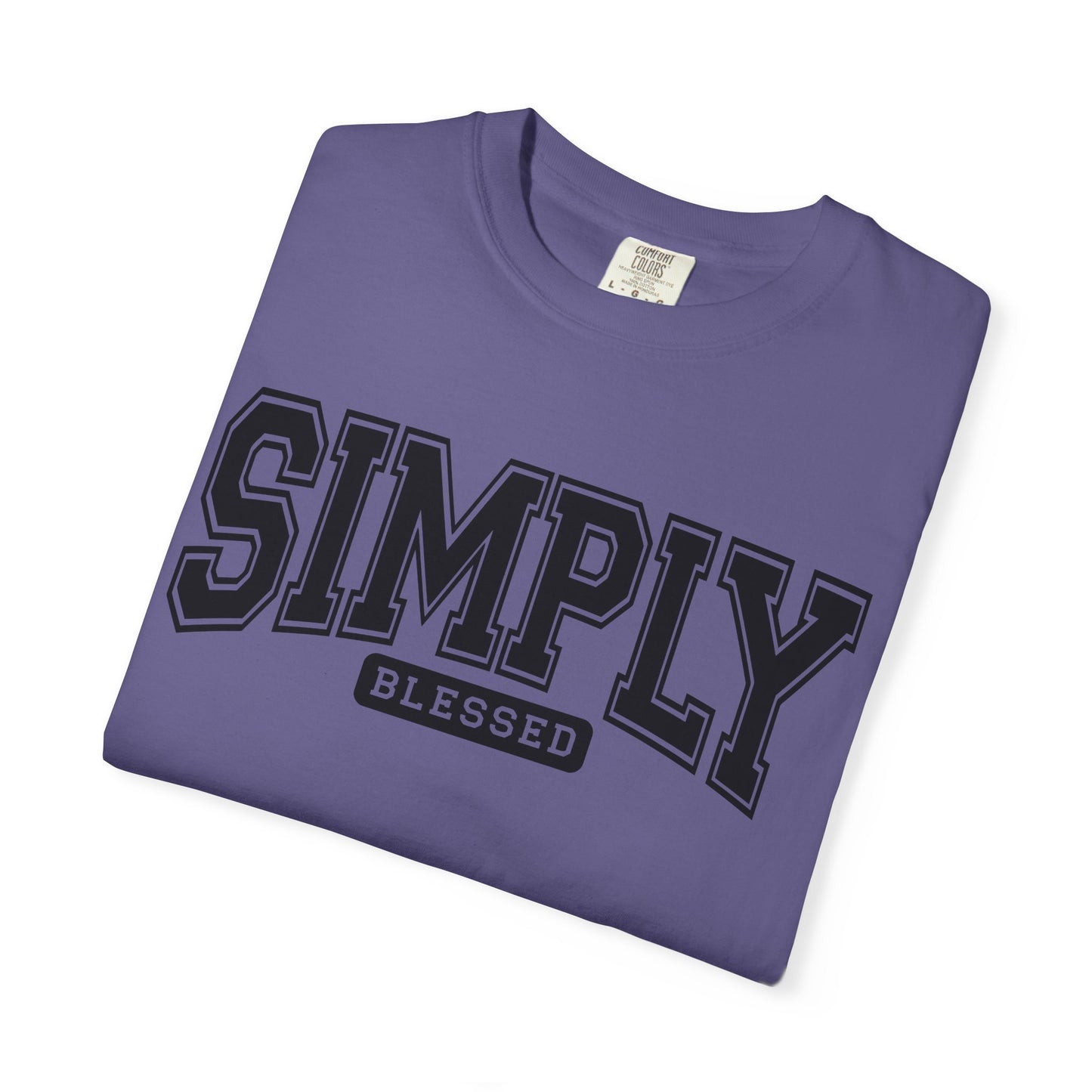 Simply Blessed Unisex T-shirt, Mindfulness Apparel, Casual Faith Shirt, Everyday Wear, Gift for Believers, Spiritual Comfort