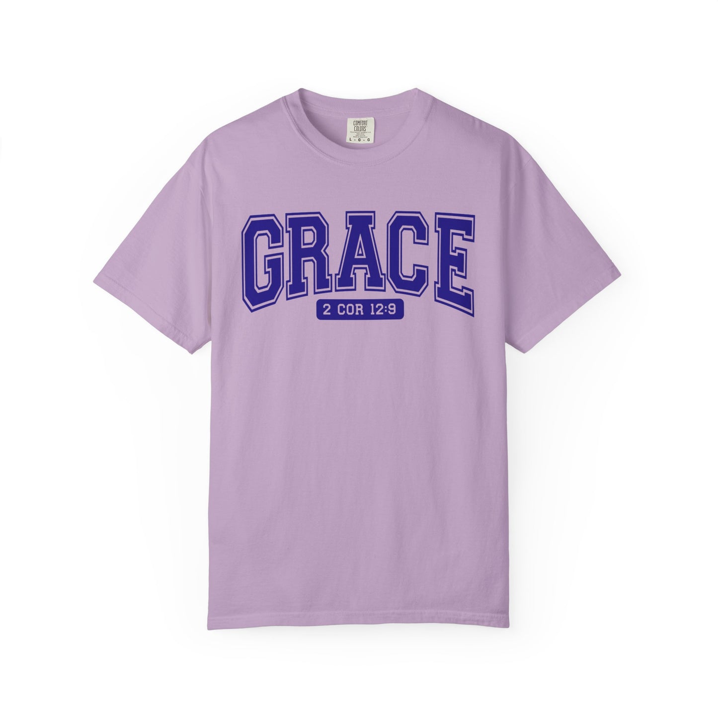 Unisex Garment-Dyed T-shirt with Grace Design, Inspirational Apparel, Faith-Based Gift, Casual Everyday Wear, Versatile Christian Tee