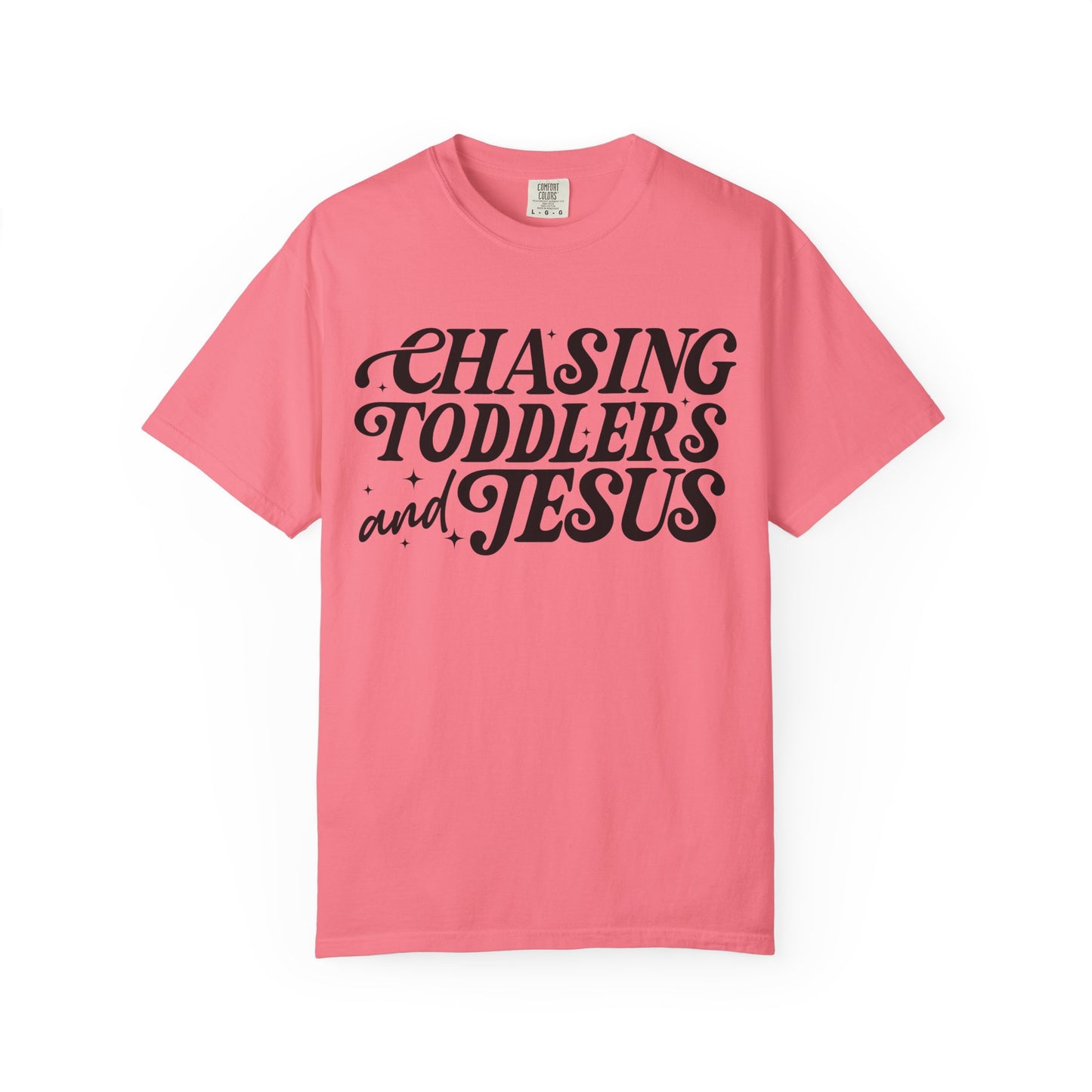 Chasing Toddlers and Jesus Unisex T-shirt, Family Reunion Shirt, Christian Apparel, Toddler Chaser Tee, Faith-Based
