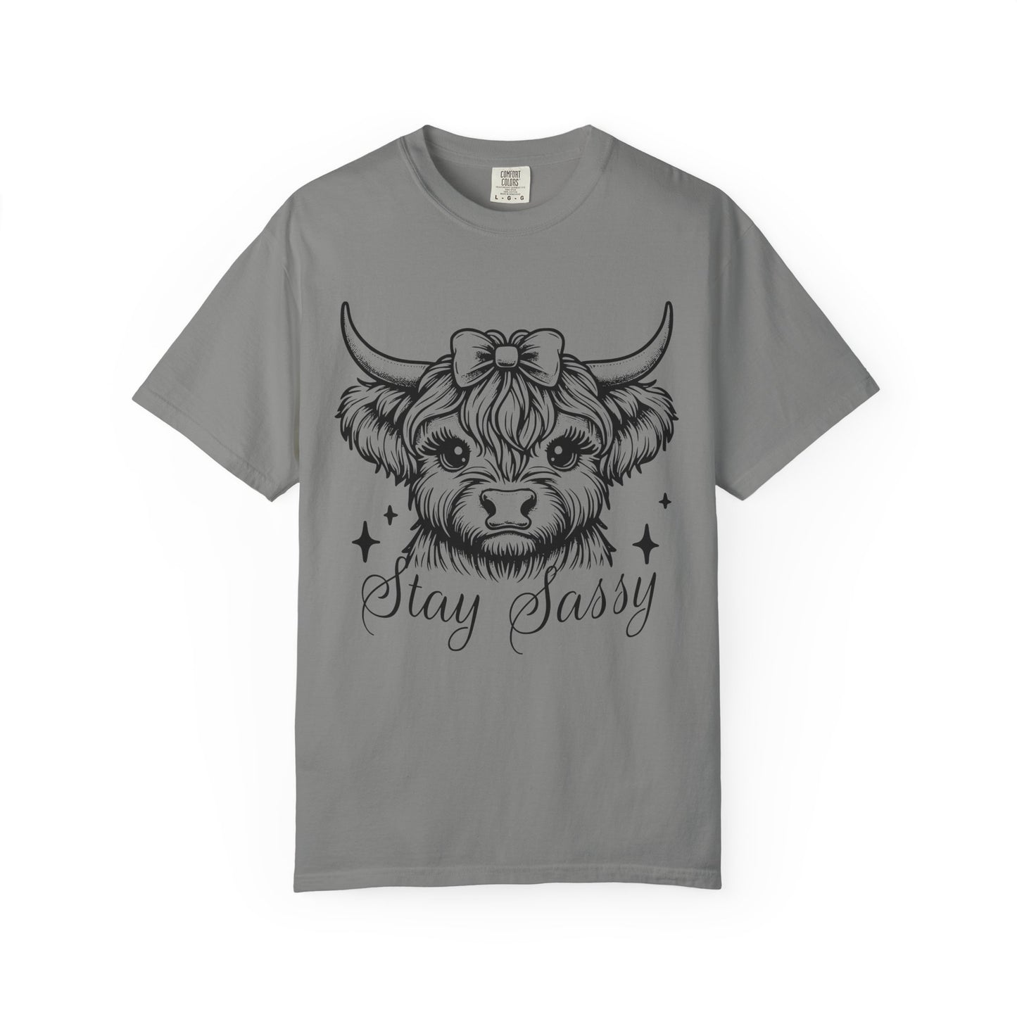 Sassy Cow Graphic Tee, Cute Animal Shirt, Unisex Cotton T-shirt, Gift for Animal Lovers, Casual Wear