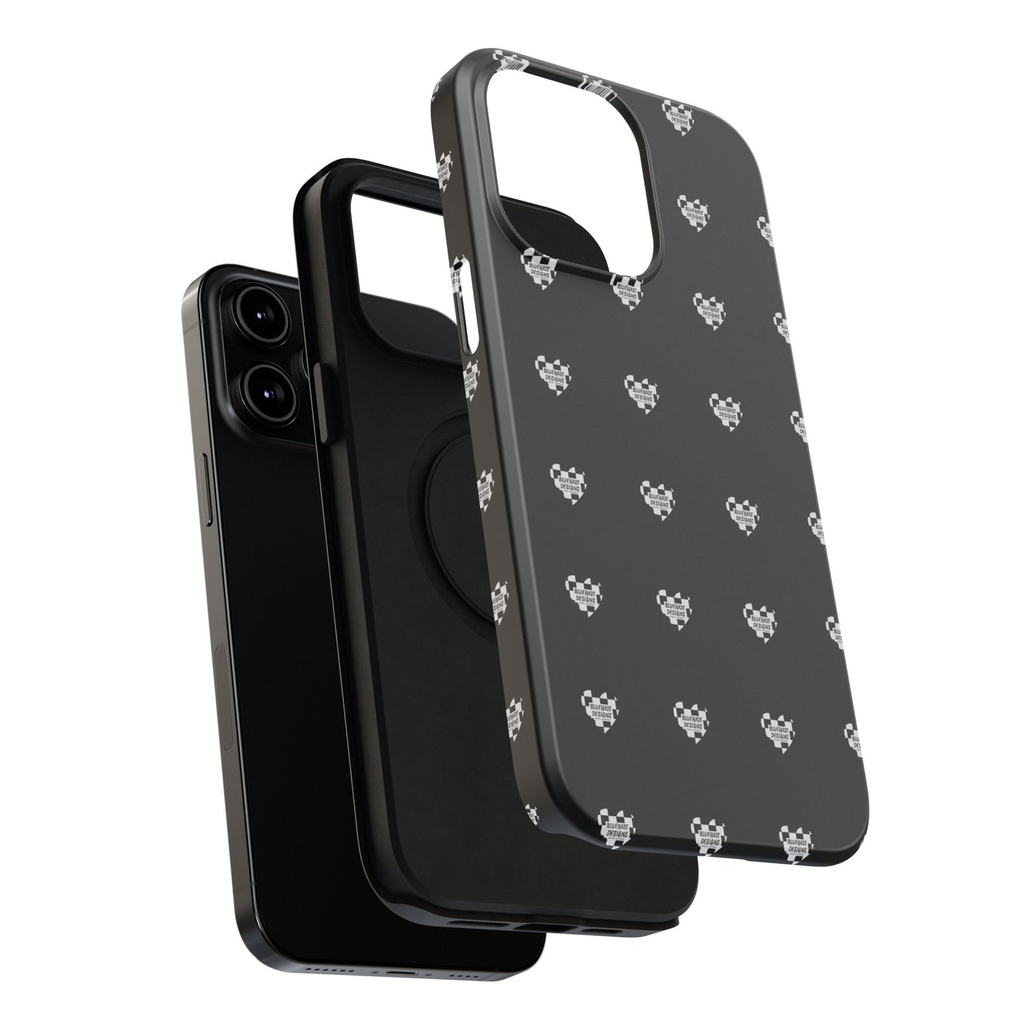 BlueHaze Designs Heart Pattern logo Phone case