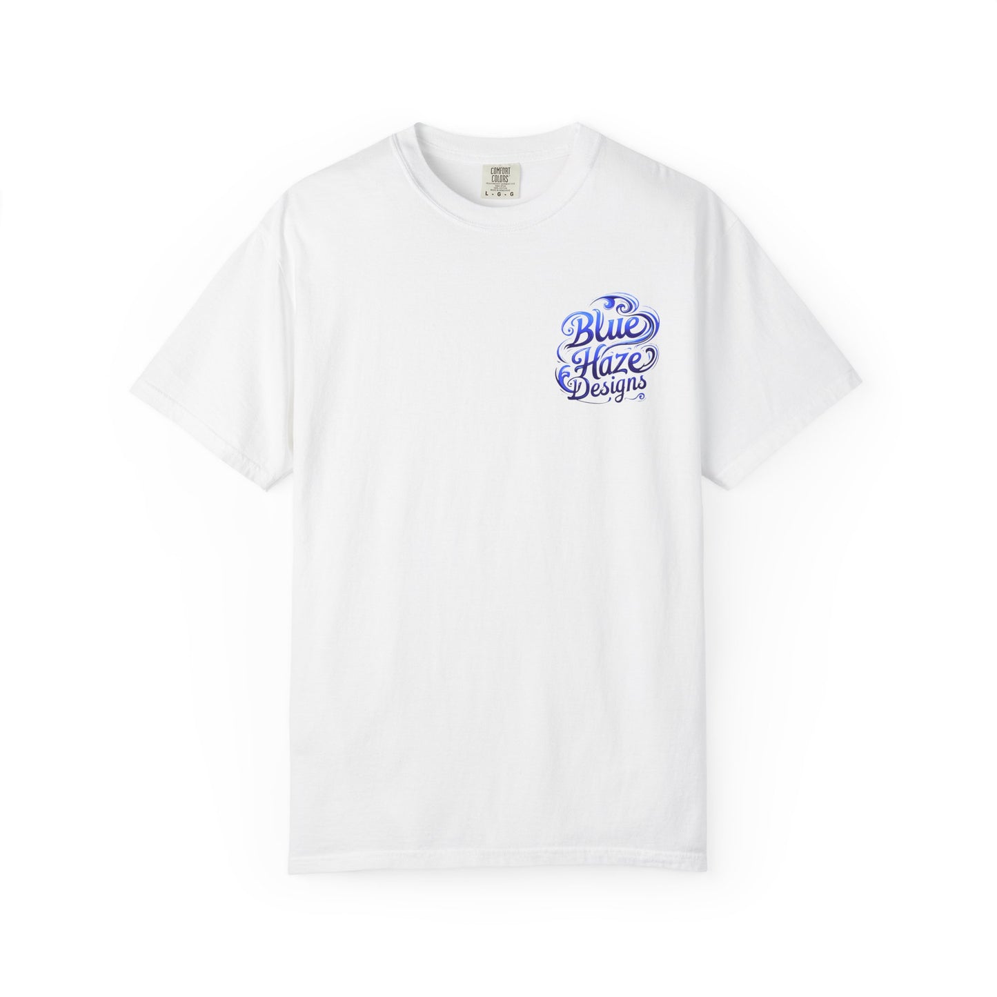 Blue Haze Designs Swirl logo Unisex Garment-Dyed T-Shirt
