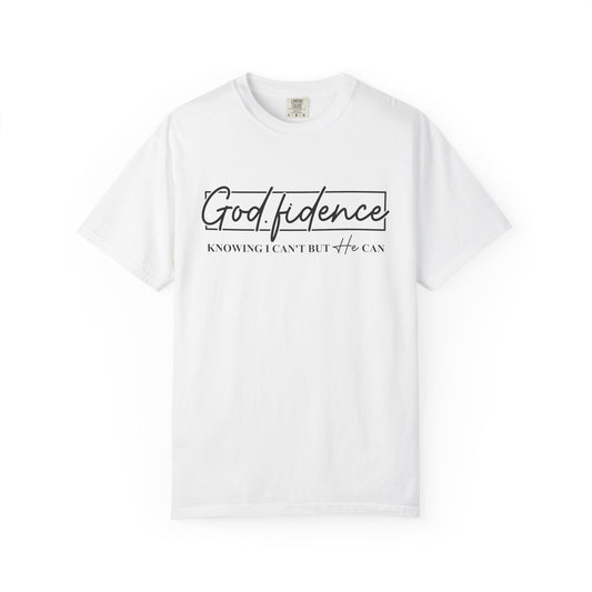 Inspirational Unisex T-shirt, Godfidence Tee, Motivational Apparel, Gift for Him/Her, Positive Vibes Shirt, Everyday Wear