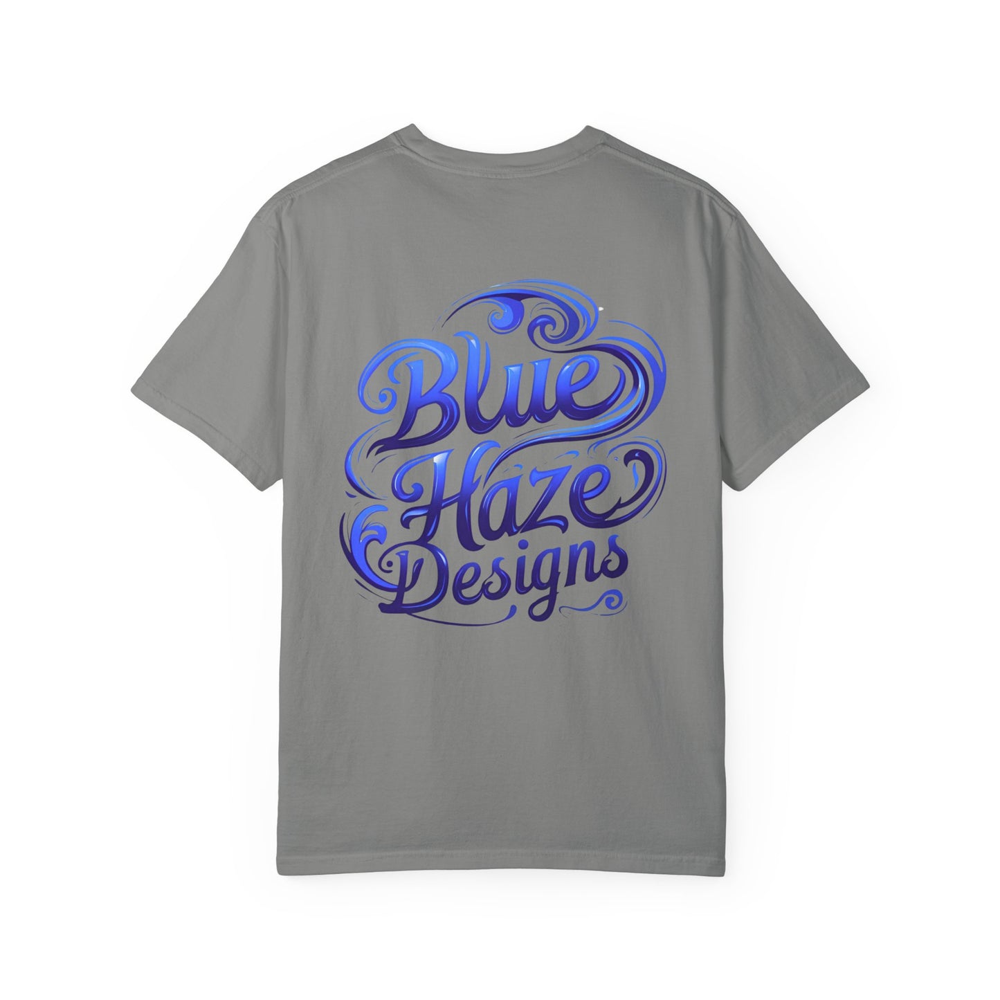 Blue Haze Designs Swirl logo Unisex Garment-Dyed T-Shirt