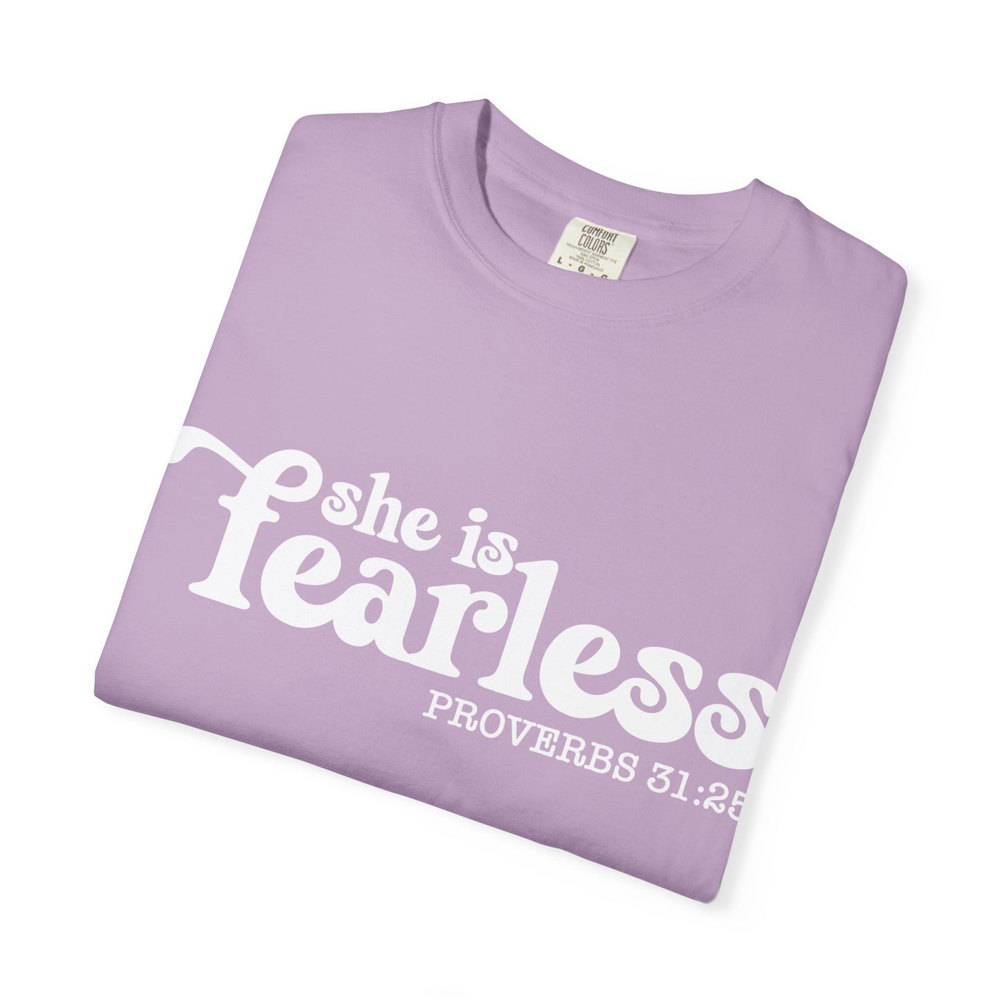 Fearless T-Shirt, Inspirational Tee, Christian Gift, Proverbs 31:25 Shirt, Casual Wear, Motivational Apparel