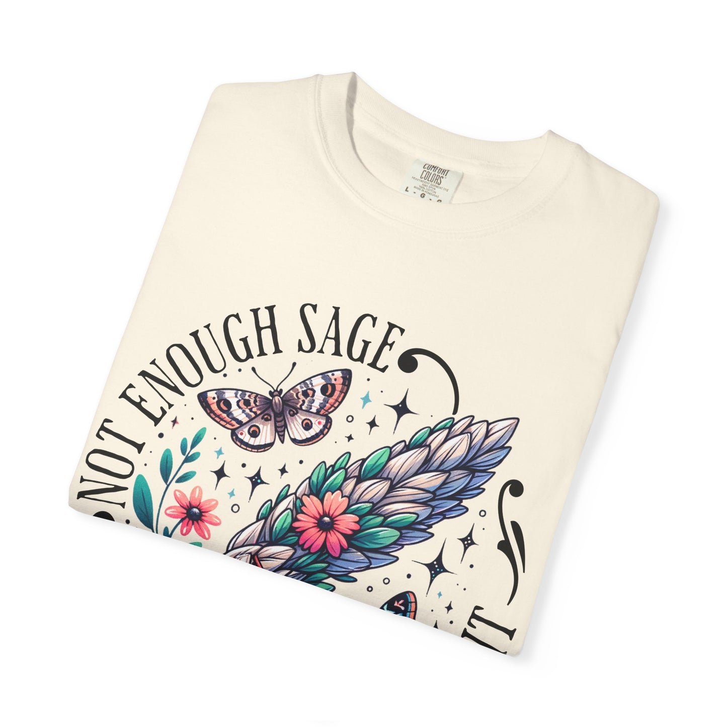 Bohemian Sage T-Shirt, Cute Witchy Tee, Gifts for Nature Lovers, Plant Mother Shirt, Butterfly Graphic Tee, Casual Everyday Wear