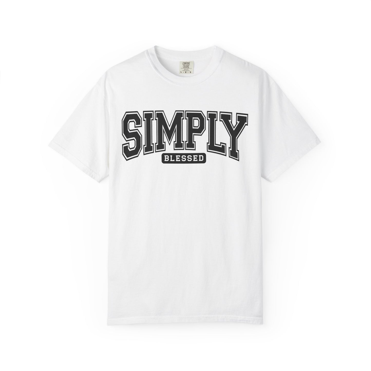 Simply Blessed Unisex T-shirt, Mindfulness Apparel, Casual Faith Shirt, Everyday Wear, Gift for Believers, Spiritual Comfort