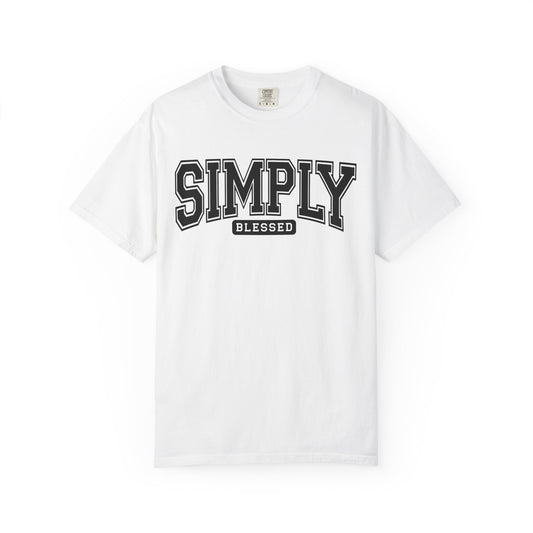 Simply Blessed Unisex T-shirt, Mindfulness Apparel, Casual Faith Shirt, Everyday Wear, Gift for Believers, Spiritual Comfort