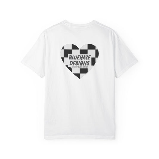 BlueHaze Designs Checkered Heart Logo T-shirt