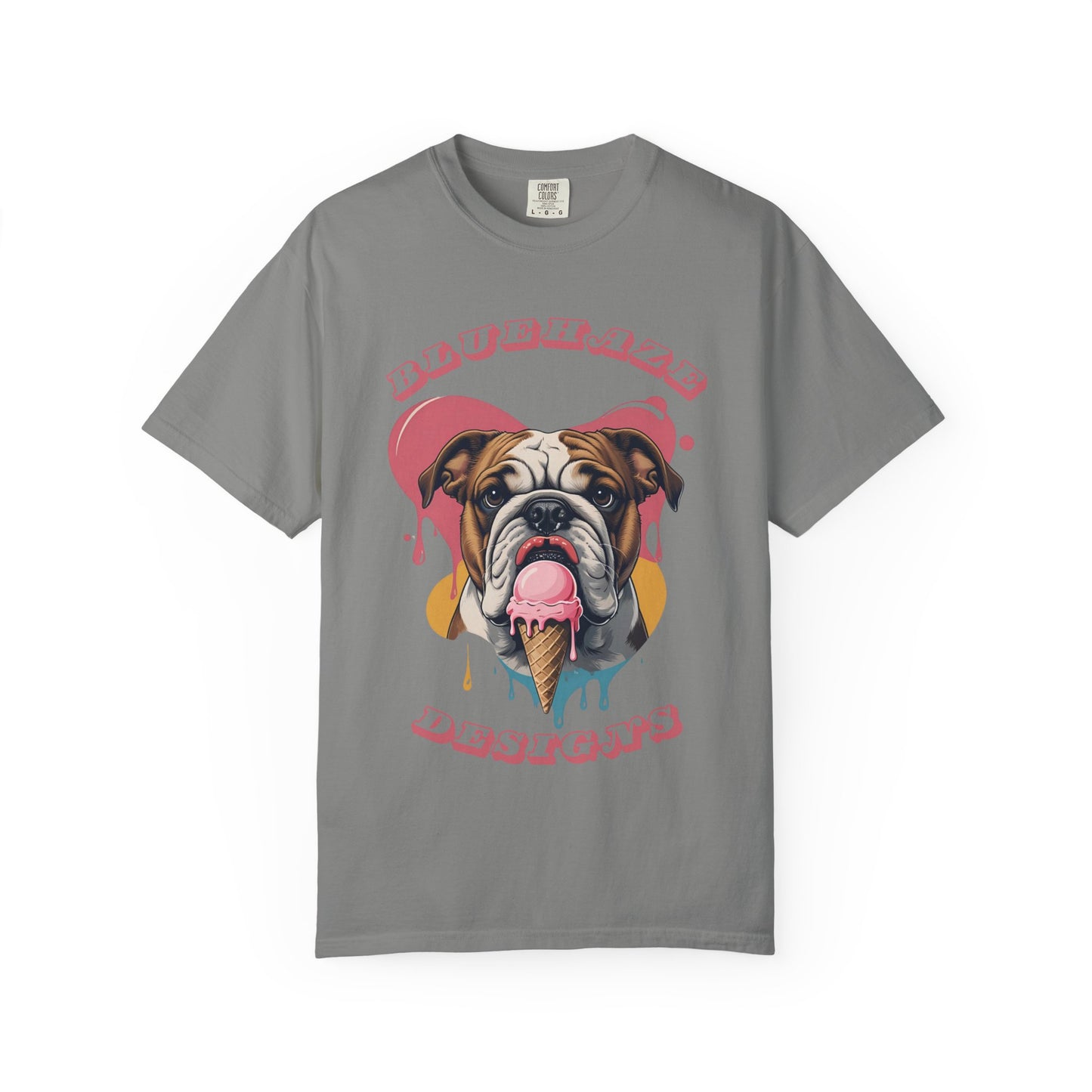 BlueHaze Colorful Dog Illustration T-Shirt, Pet Lover's Tee, Gift for Dog Owners, Summer Fashion, Unisex T-Shirt