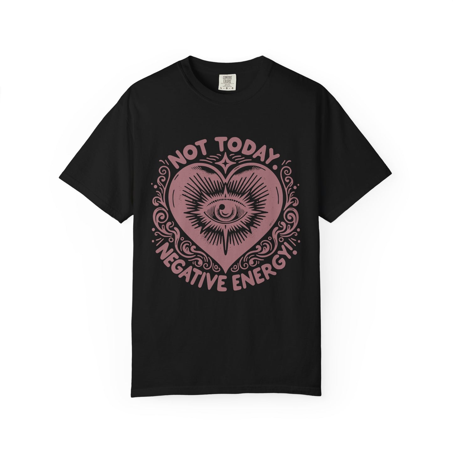 Positive Vibes T-Shirt with Eye Design, Unisex Graphic Tee, Gifts for Her, Motivational Apparel, Casual Wear, Everyday Comfort