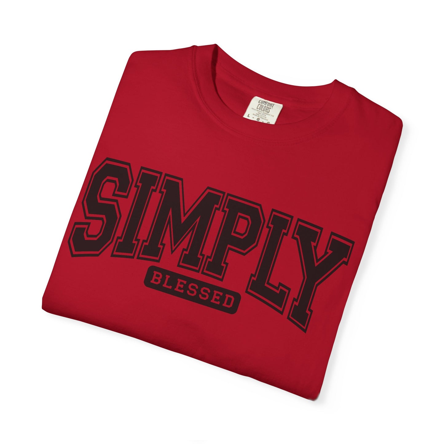 Simply Blessed Unisex T-shirt, Mindfulness Apparel, Casual Faith Shirt, Everyday Wear, Gift for Believers, Spiritual Comfort