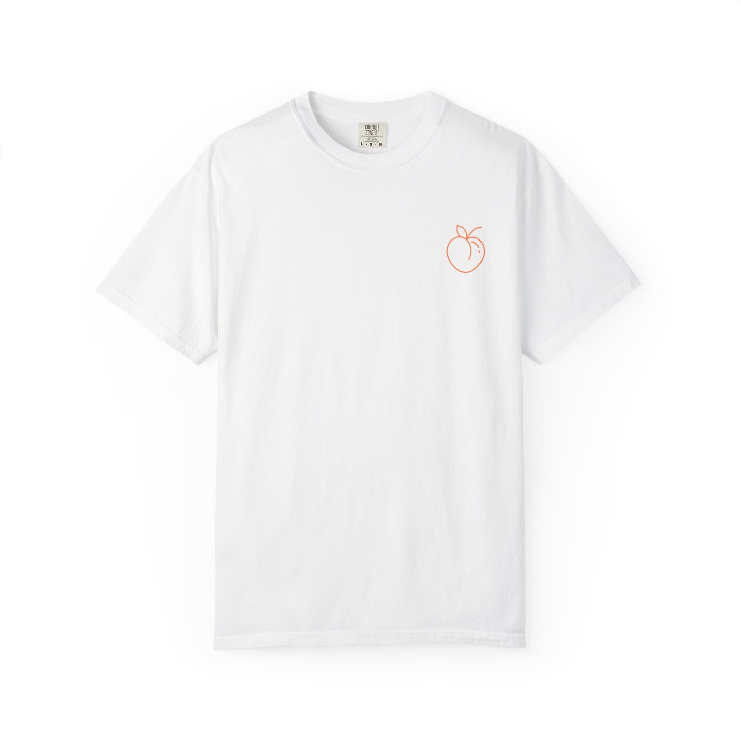 Playful Peach T-Shirt: Funny Quote, Unisex Tee
