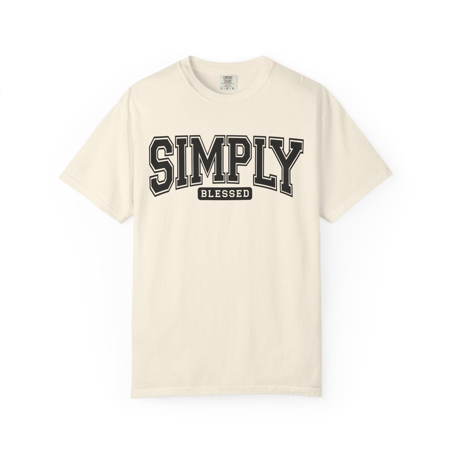 Simply Blessed Unisex T-shirt, Mindfulness Apparel, Casual Faith Shirt, Everyday Wear, Gift for Believers, Spiritual Comfort